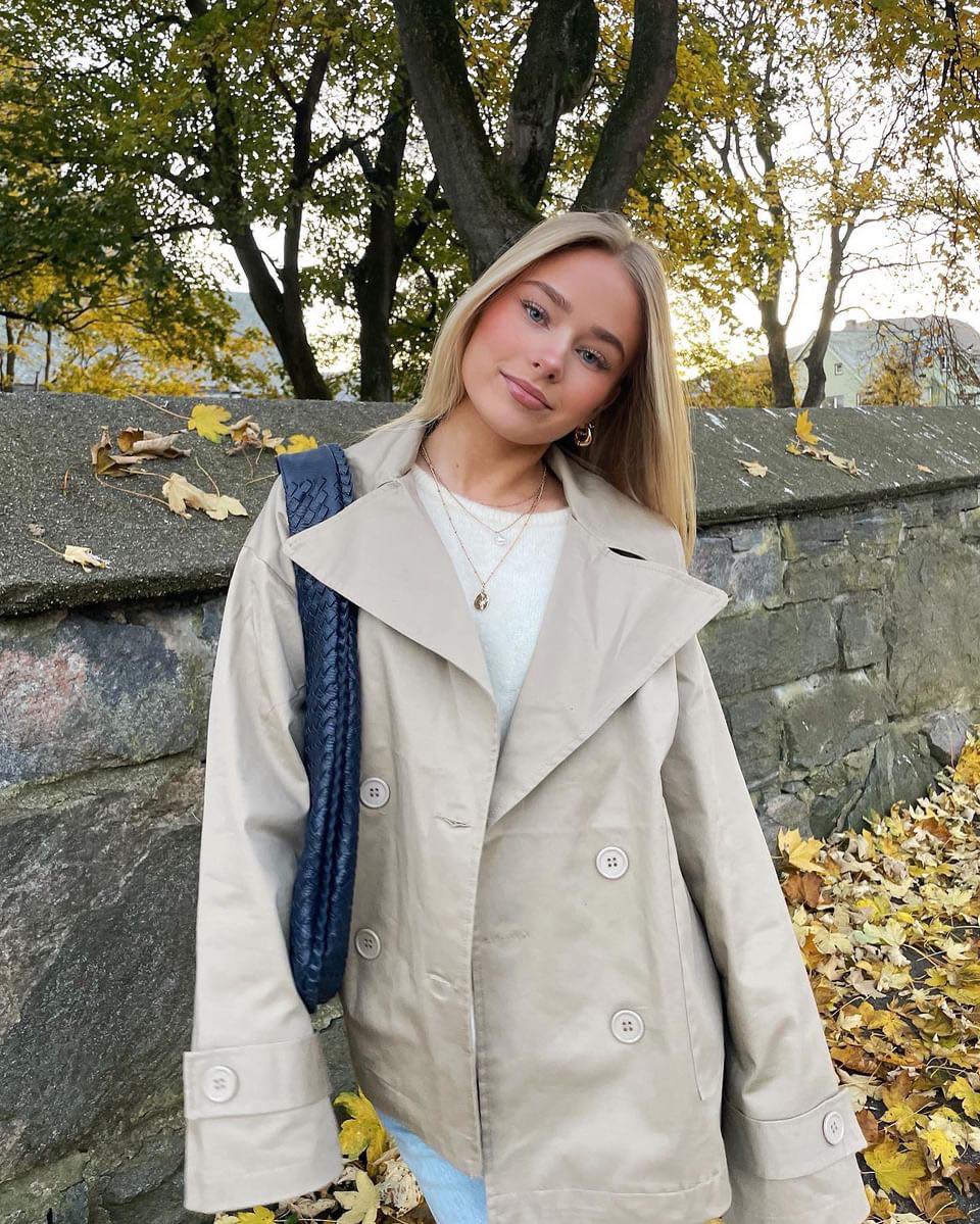 Catinka trenchcoat - sand - necksoother
