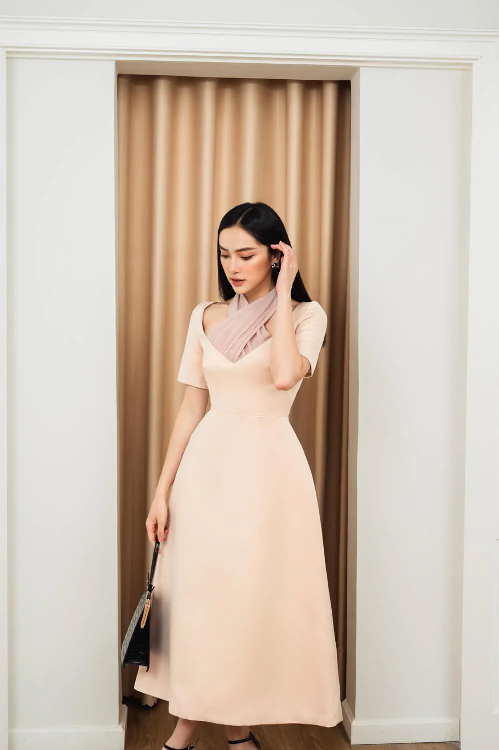 Nala Cross Over Flap Dress - necksoother