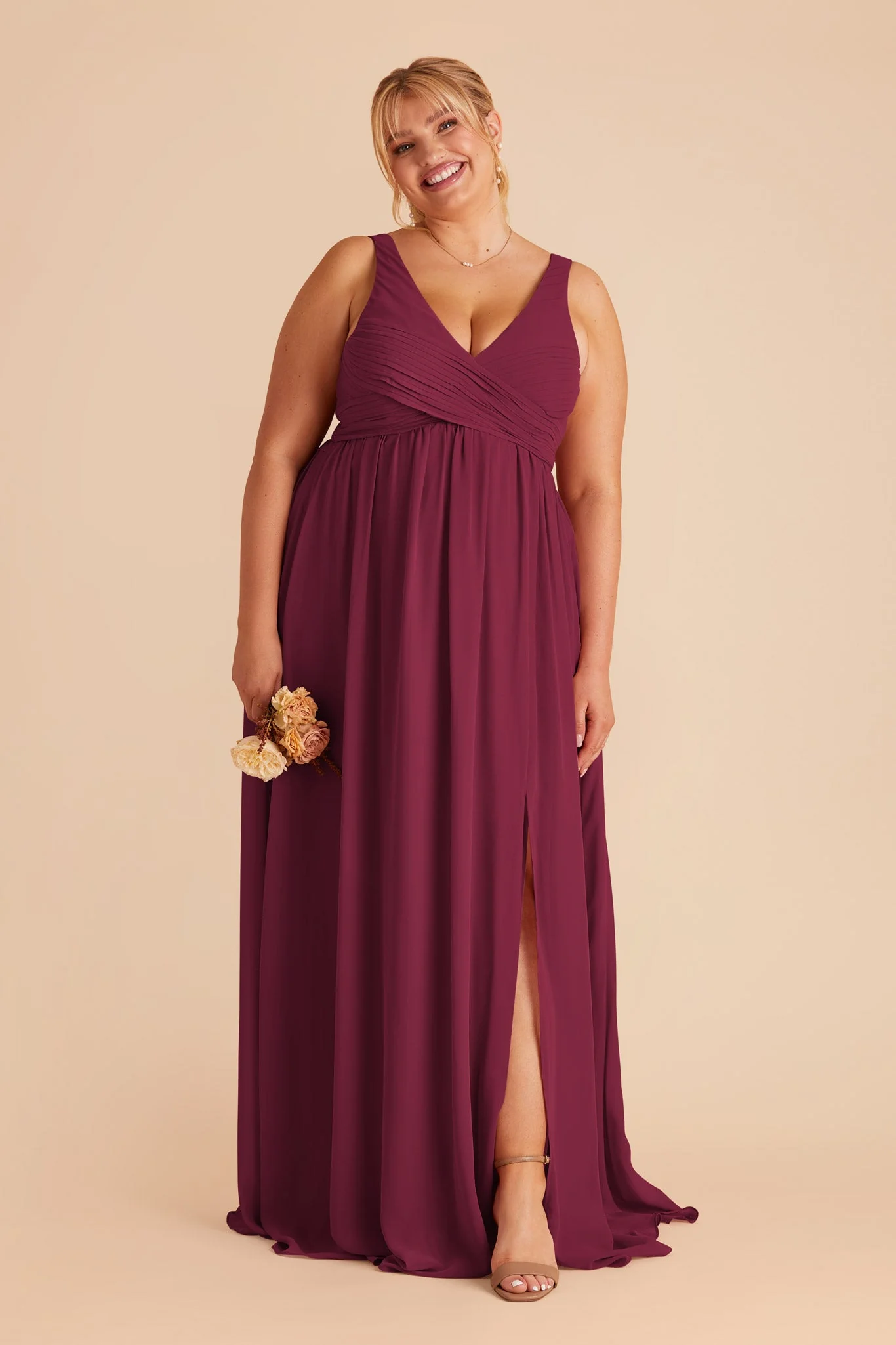 Laurie Empire Dress - Berry - necksoother