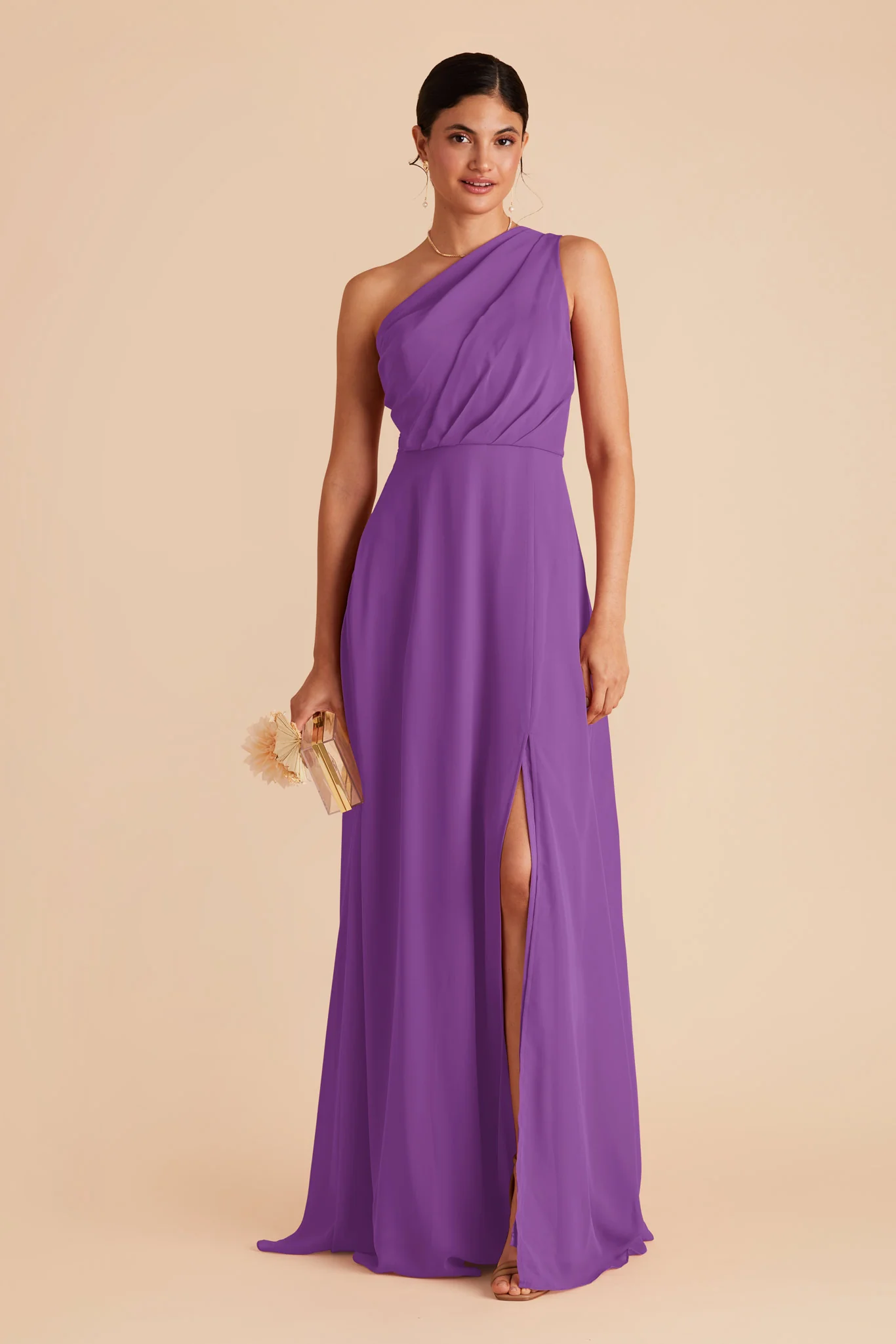 Kira Dress With Slit - Amethyst - necksoother