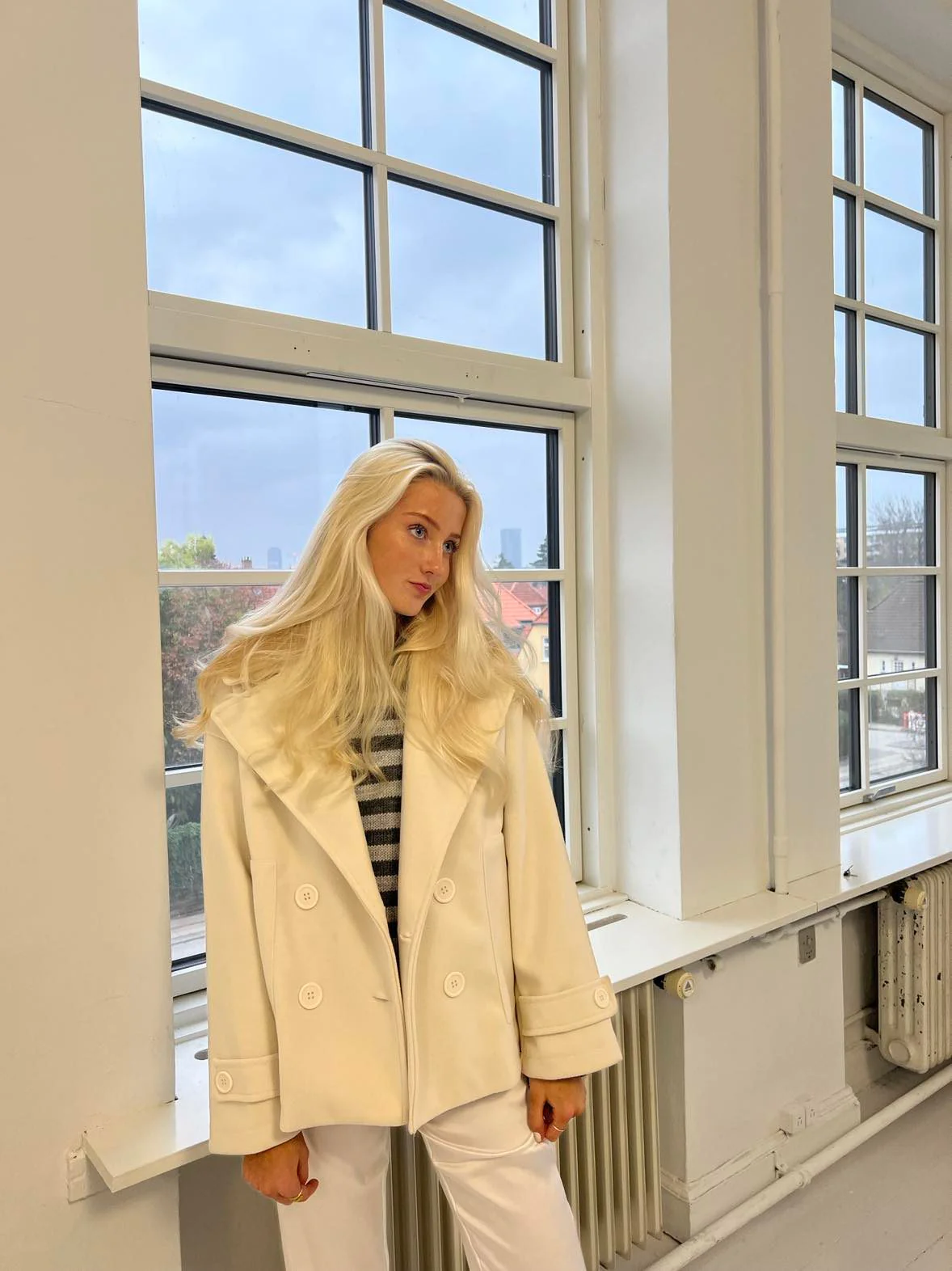 Ginalli coat - Off-white - necksoother