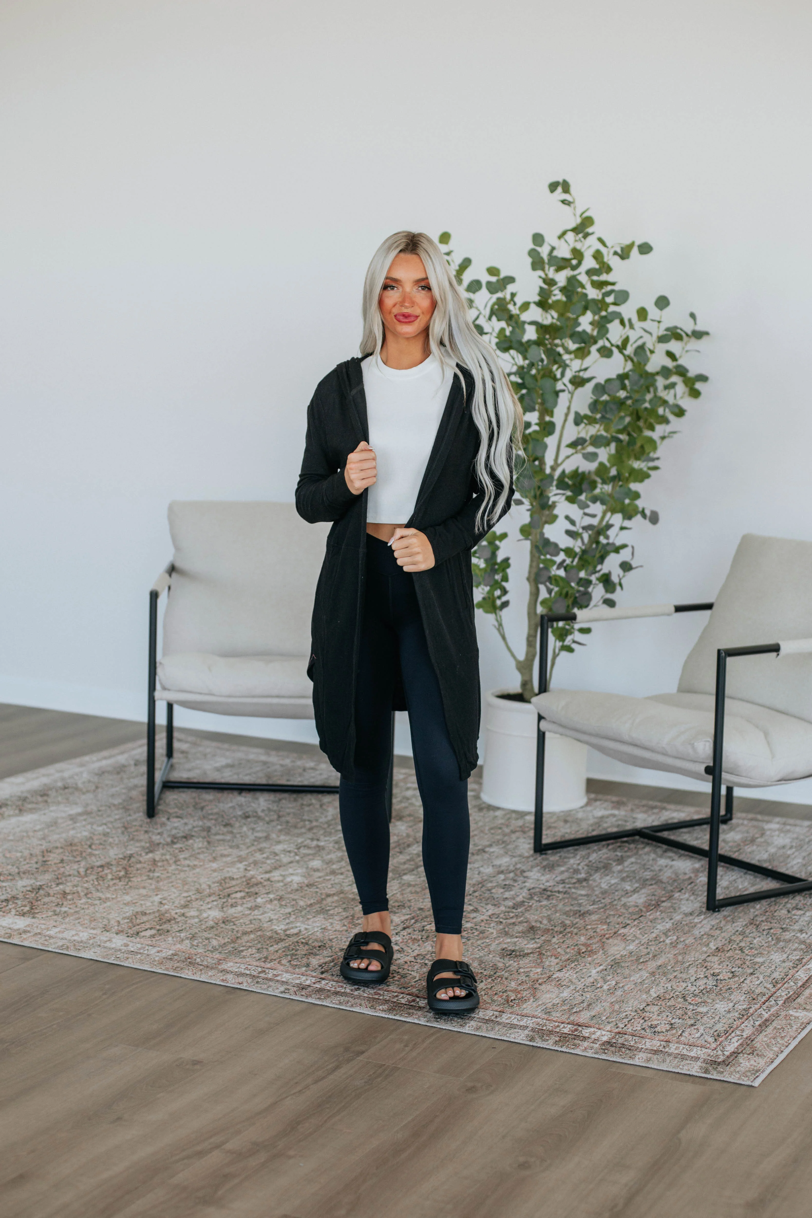 Lynlee Cardigan - Black - necksoother
