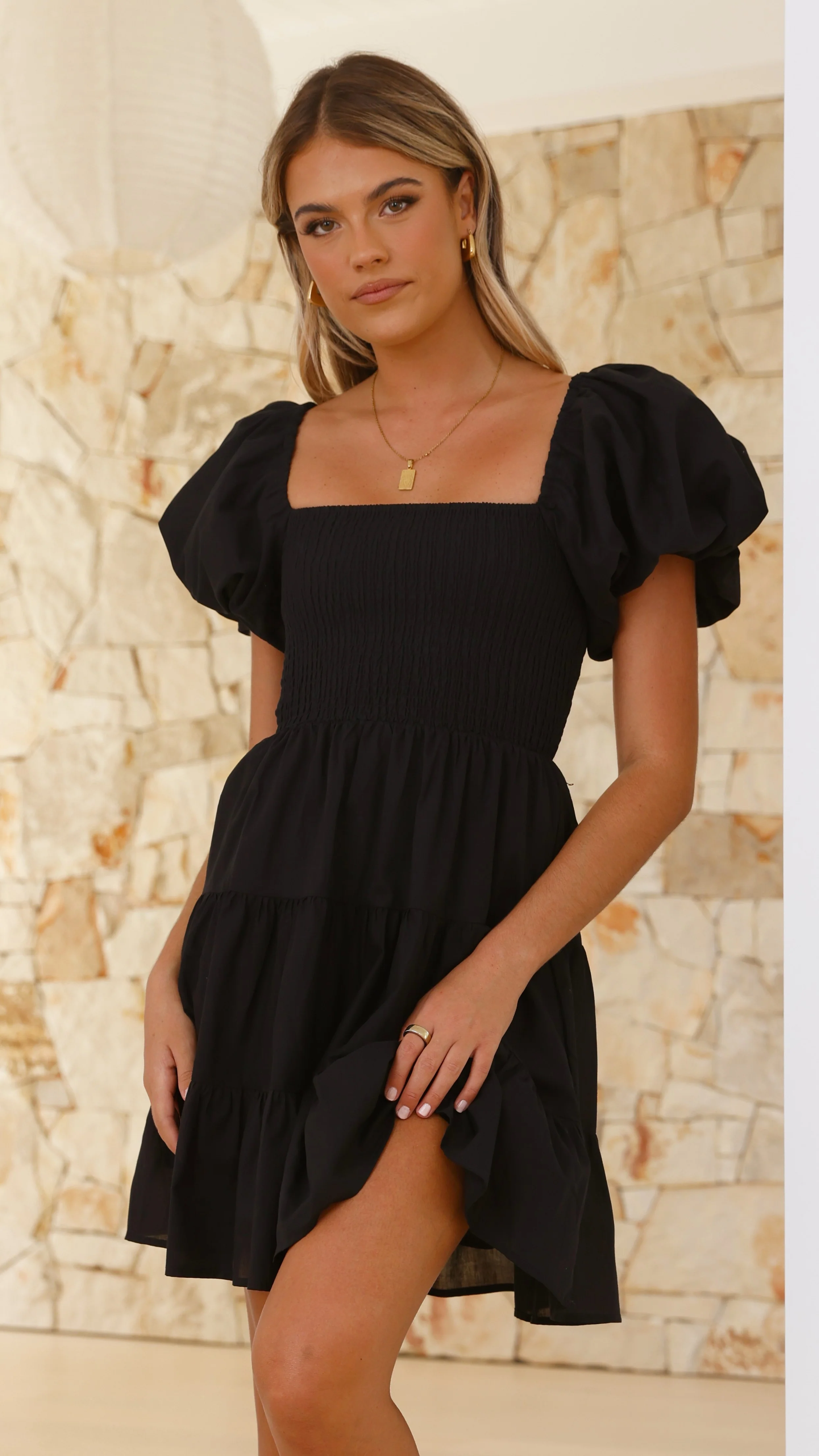 Chanel Mini Dress - Black - necksoother