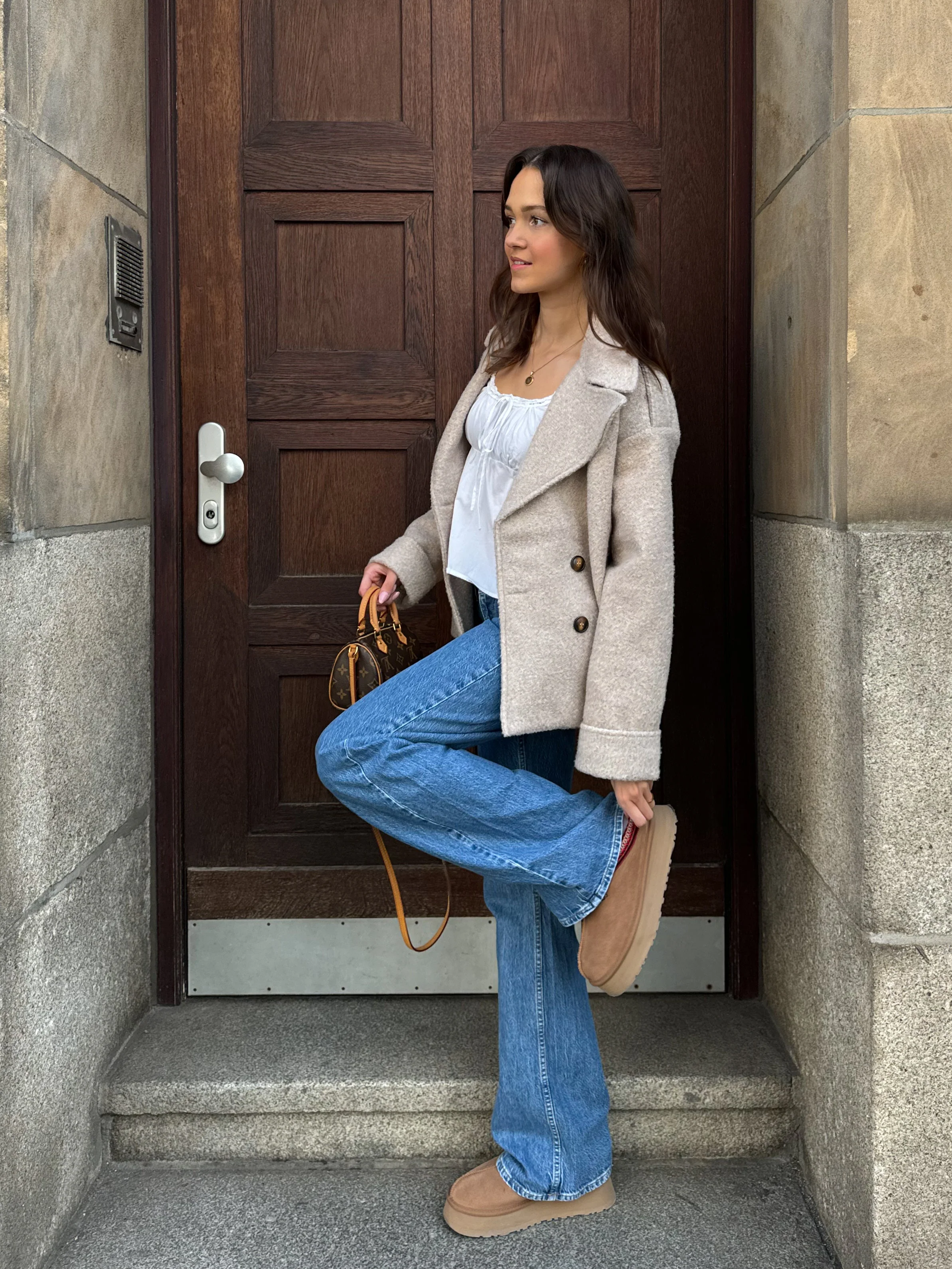 Nicole short coat - beige - necksoother