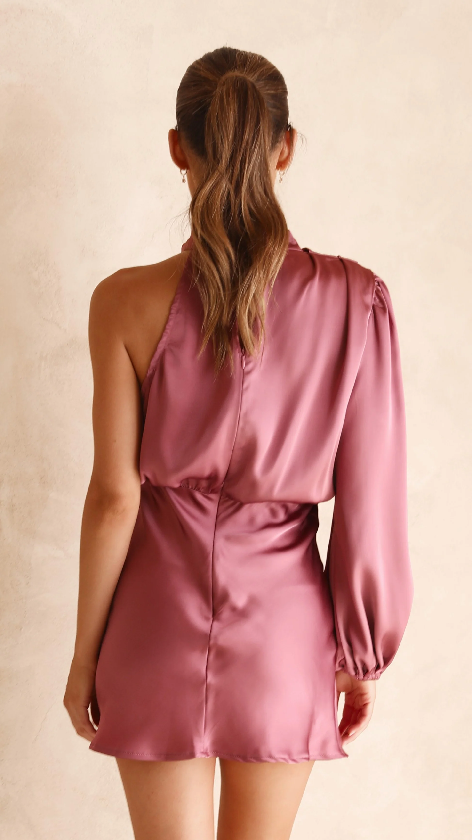 Lissy Mini Dress - Plum - necksoother