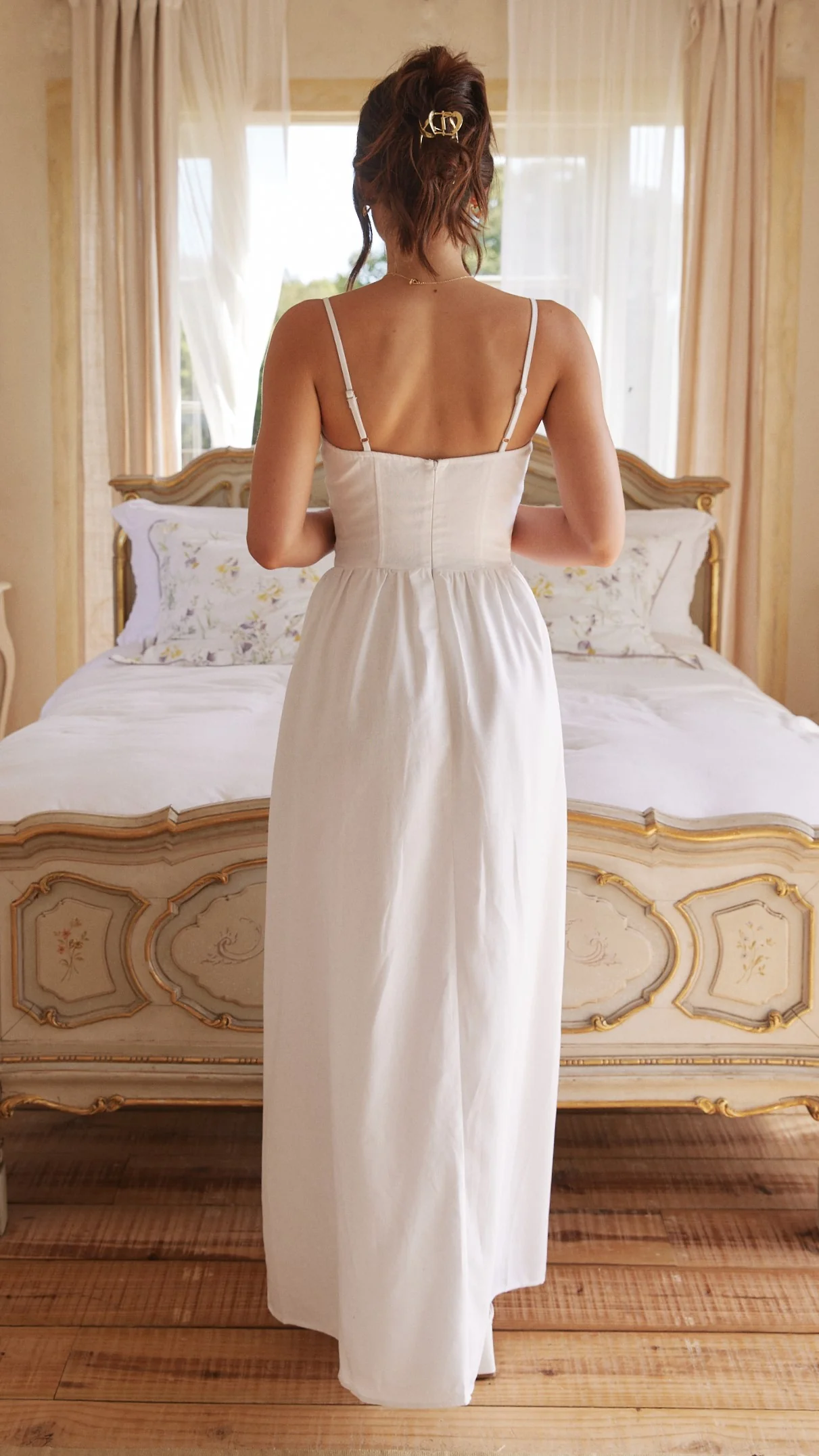 Zephy Maxi Dress - White - necksoother