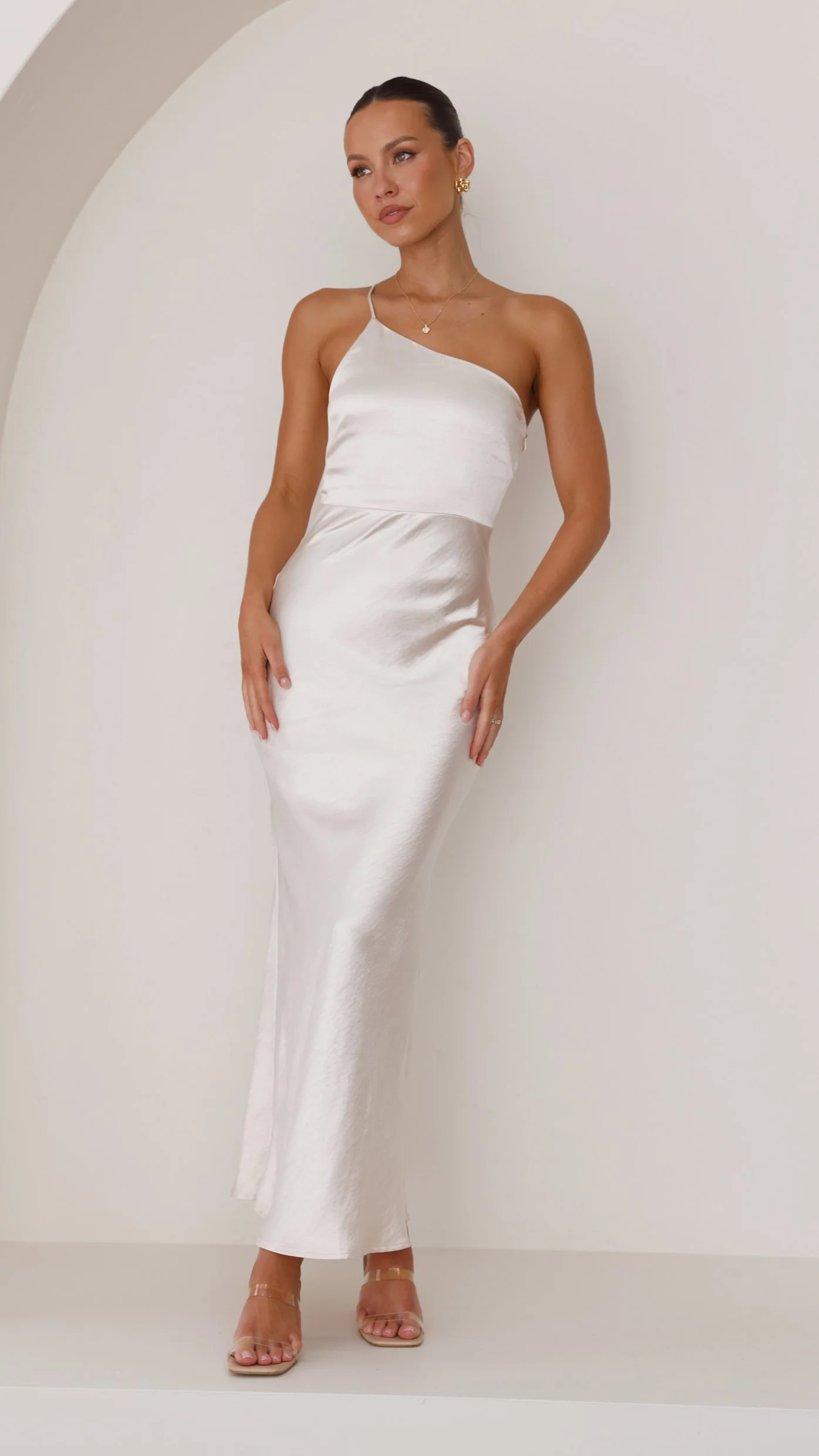 Margot Maxi Dress - Champagne - necksoother