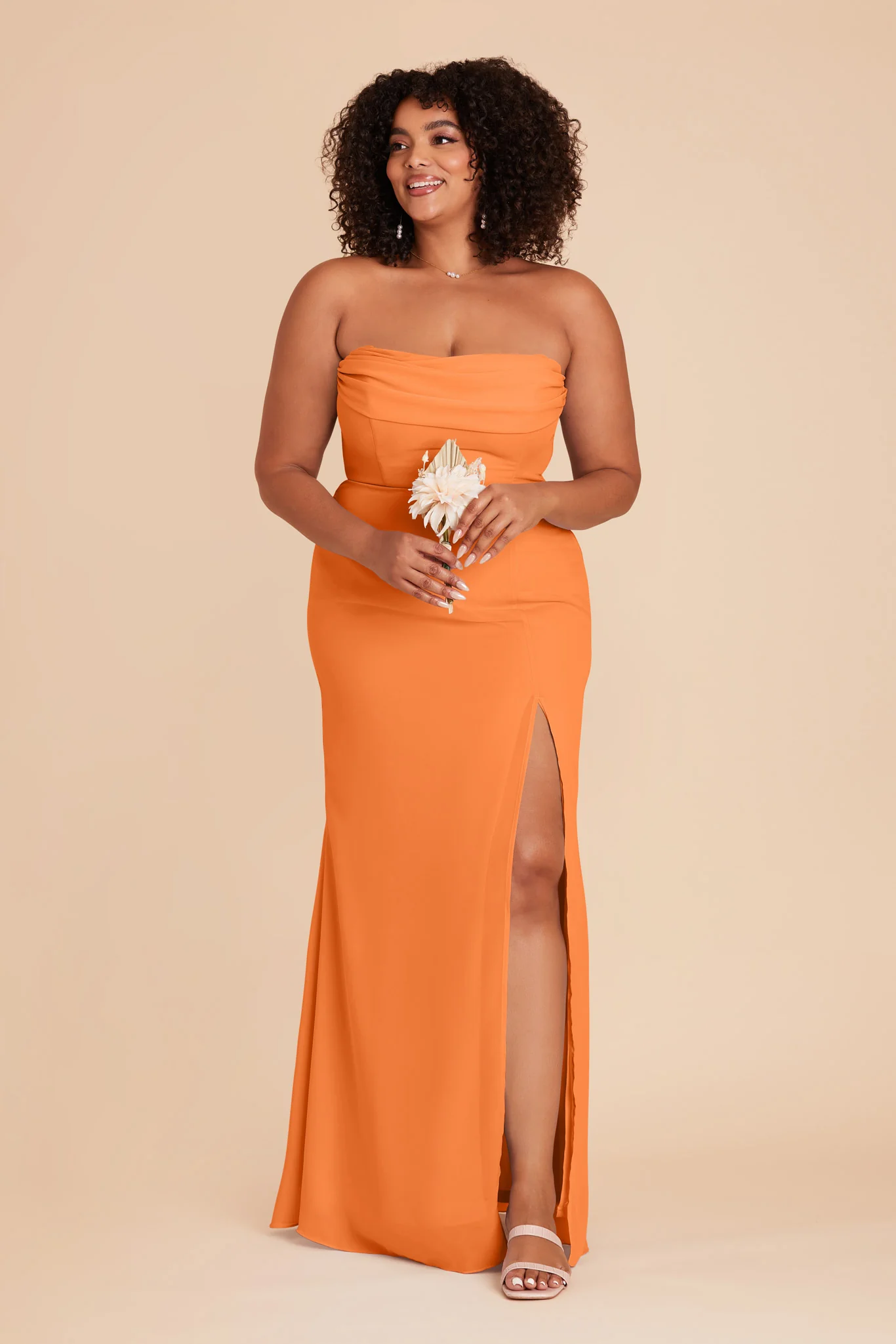 Mira Convertible Dress - Apricot - necksoother