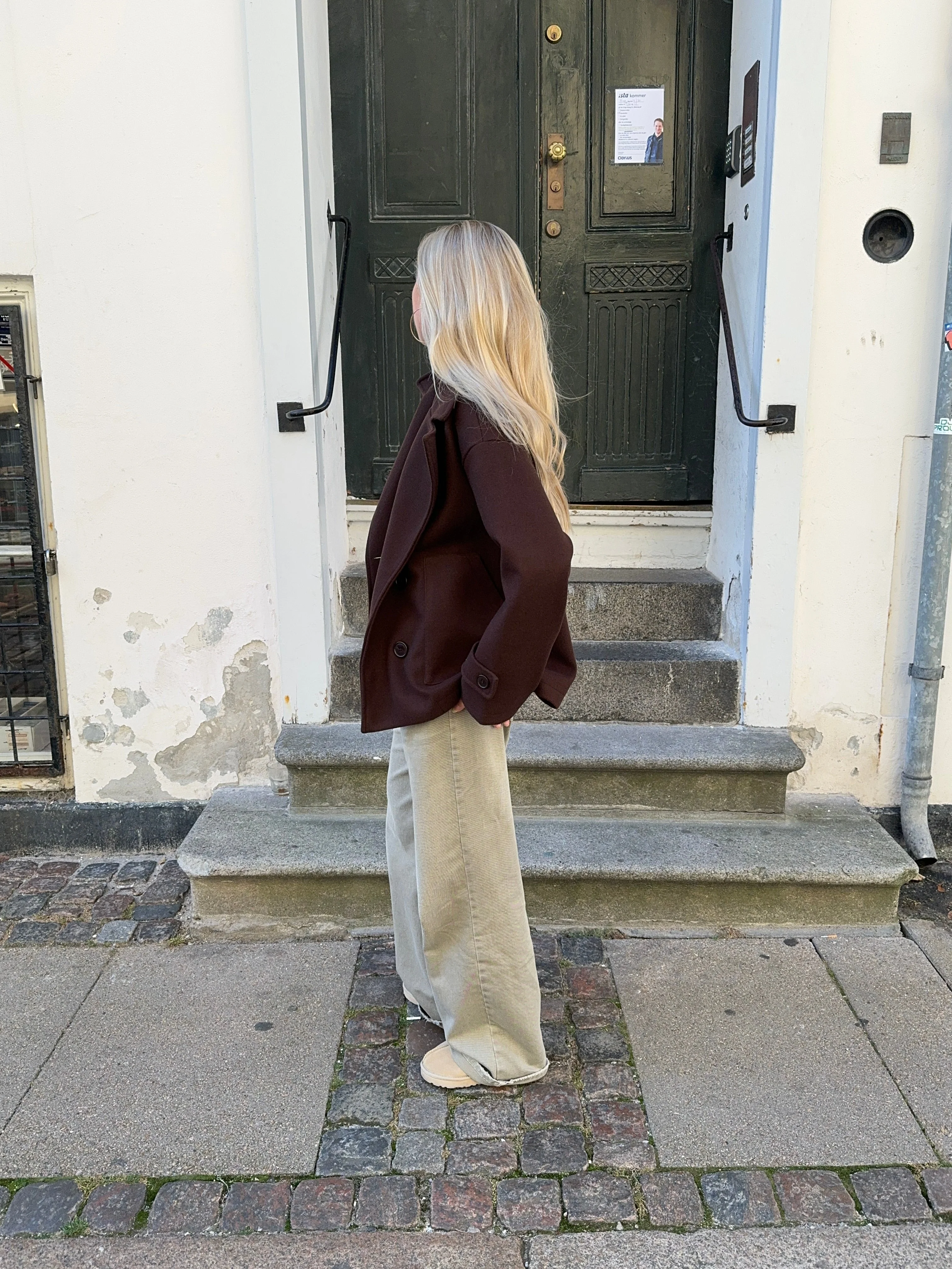 Ginalli coat - Dark brown - necksoother