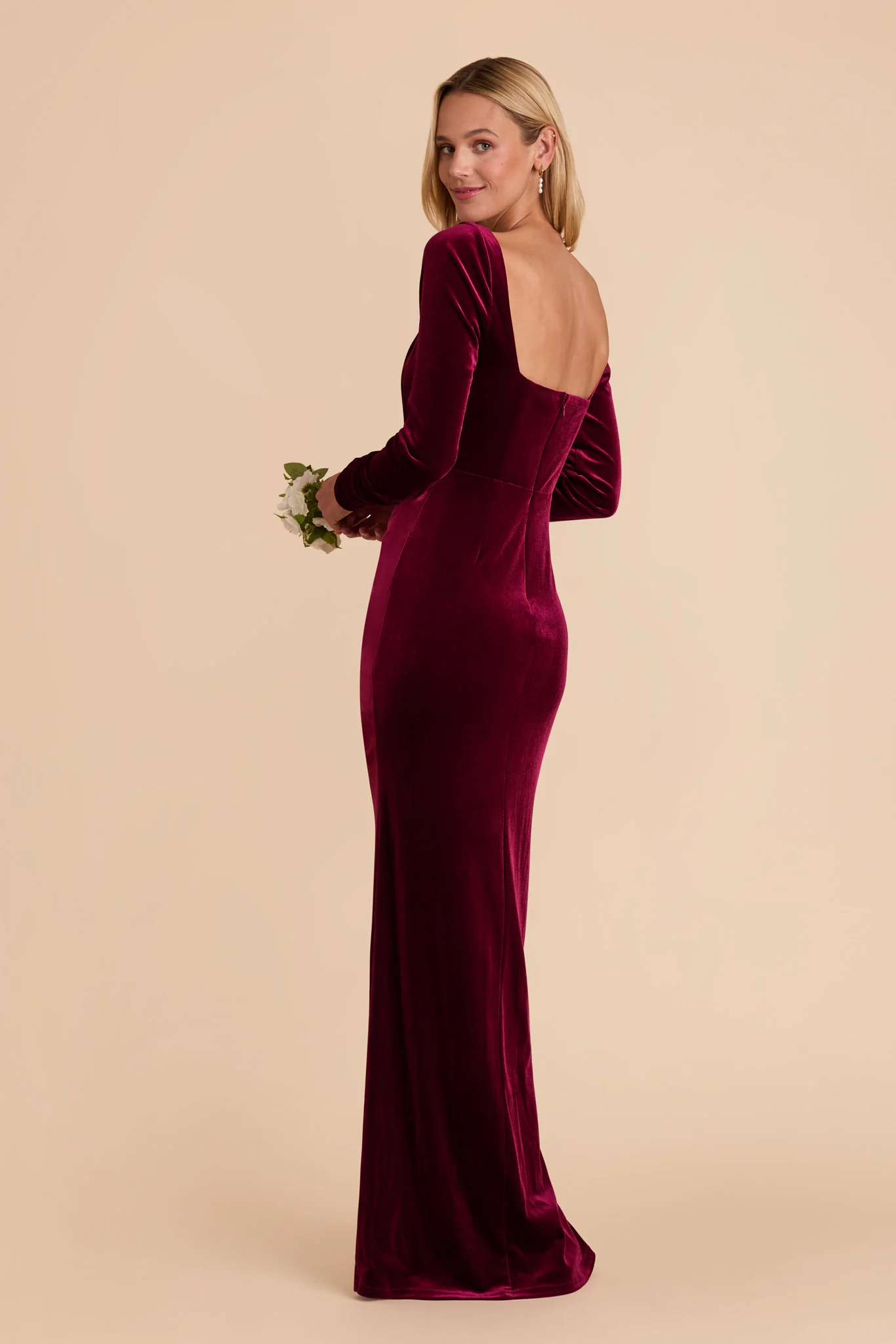 Ivy Velvet Dress - Cabernet - necksoother