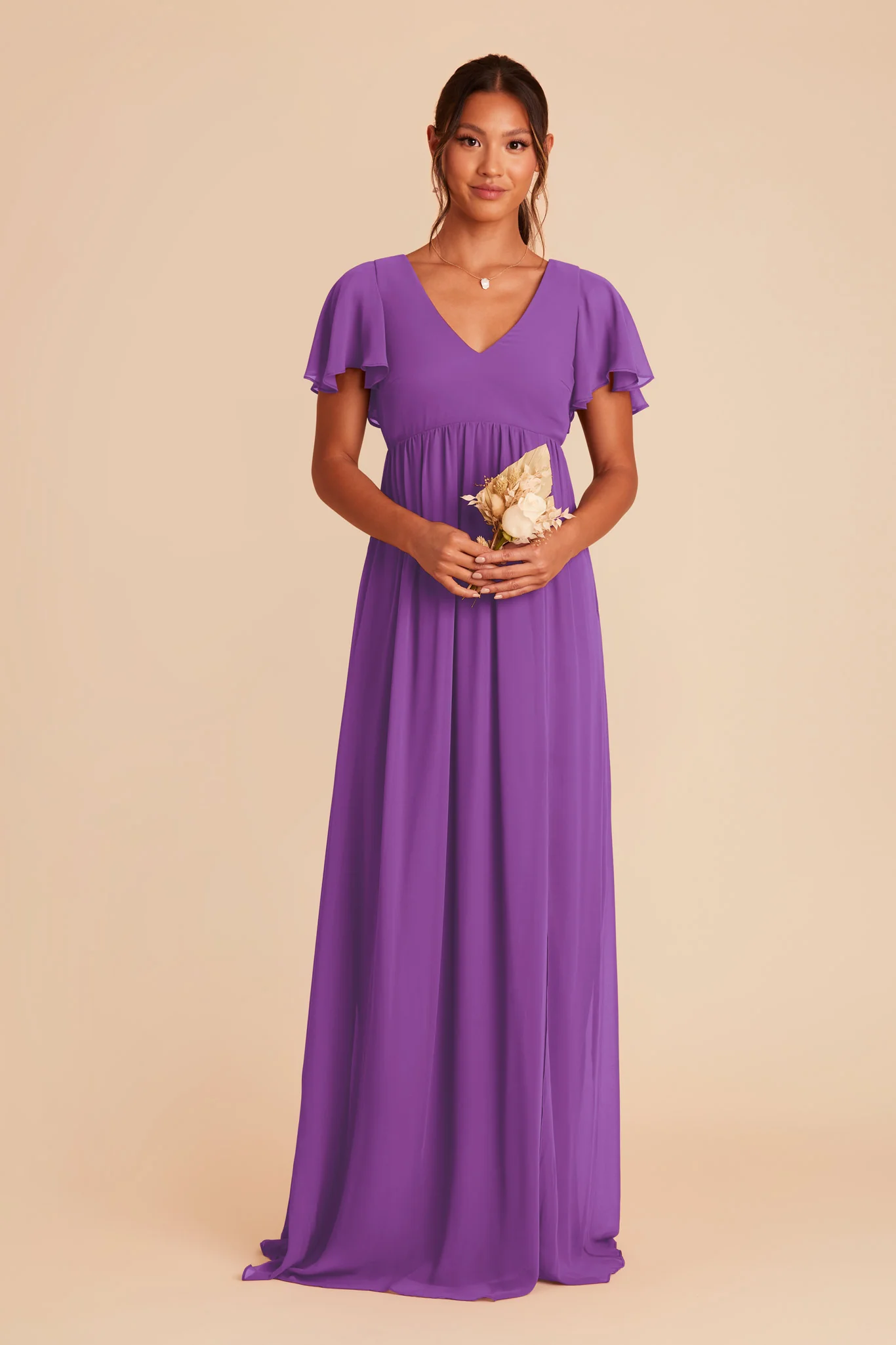 Hannah Empire Dress - Amethyst - necksoother