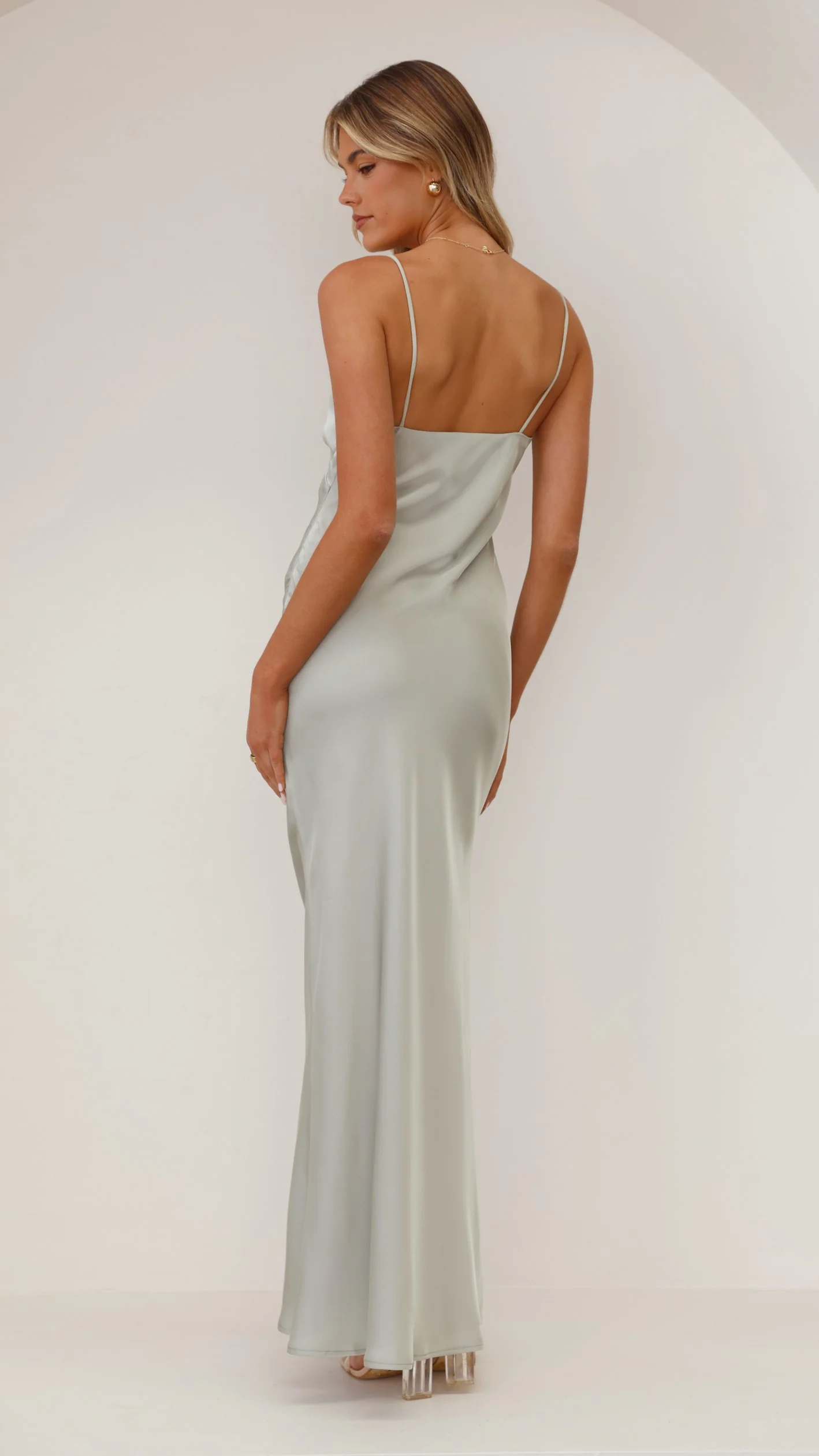 Ziah Maxi Dress - Olive - necksoother