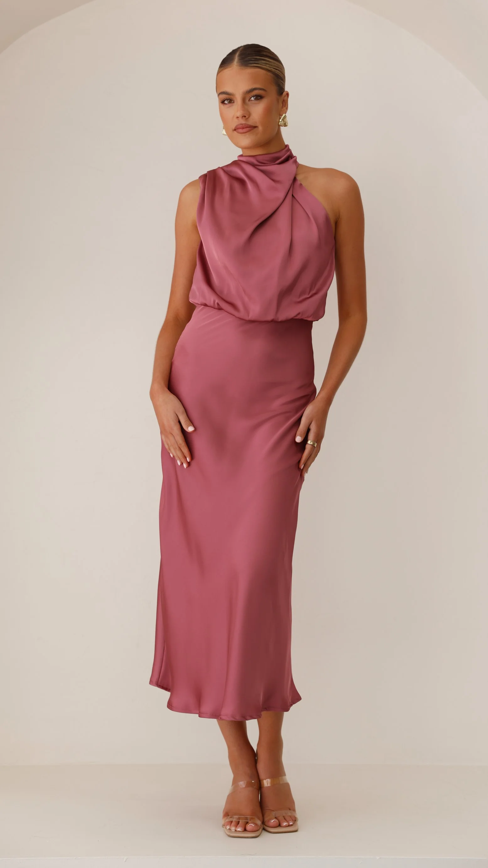 Esther Maxi Dress - Plum - necksoother