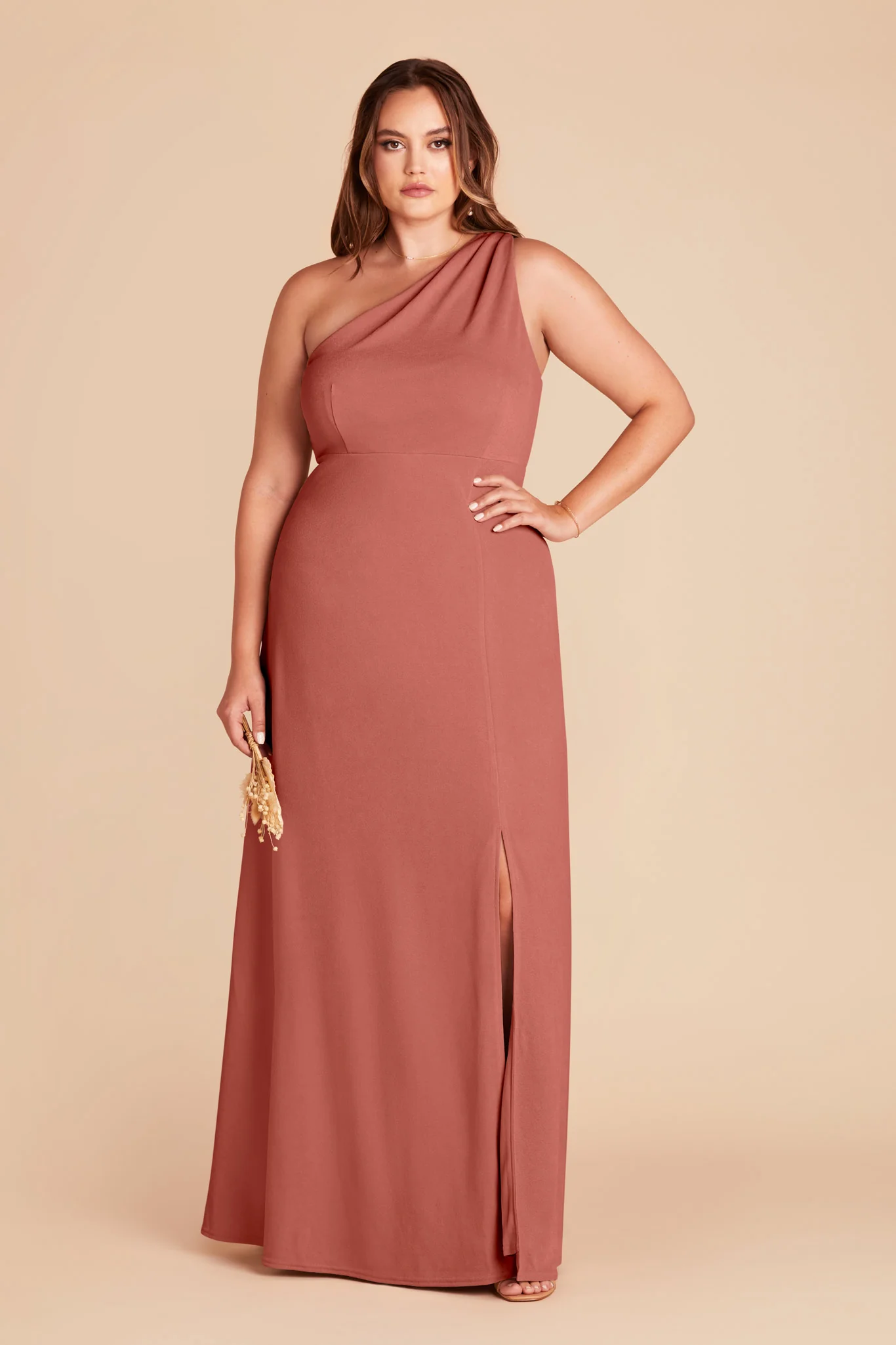 Kira Crepe Dress - Desert Rose - necksoother