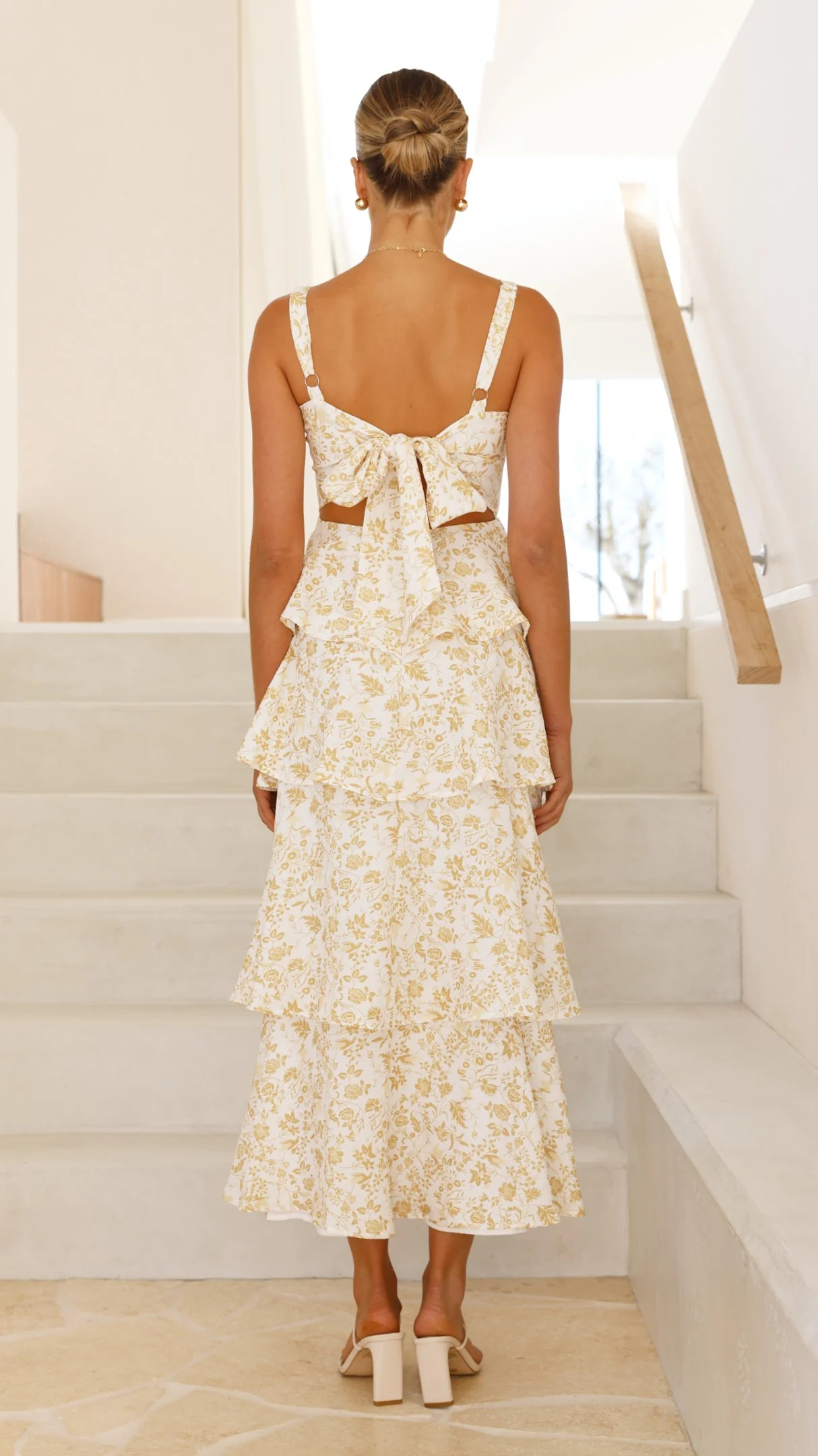 Page Maxi Dress - Yellow Floral - necksoother