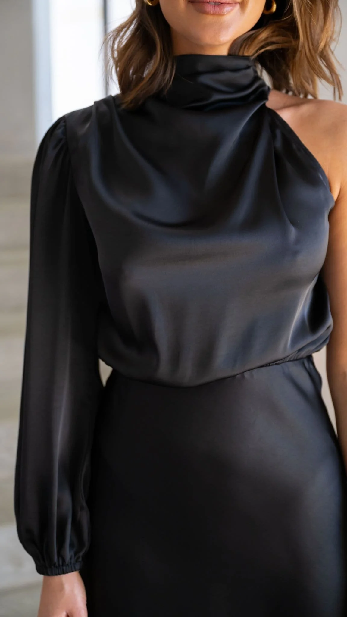 Lissy Mini Dress - Black - necksoother