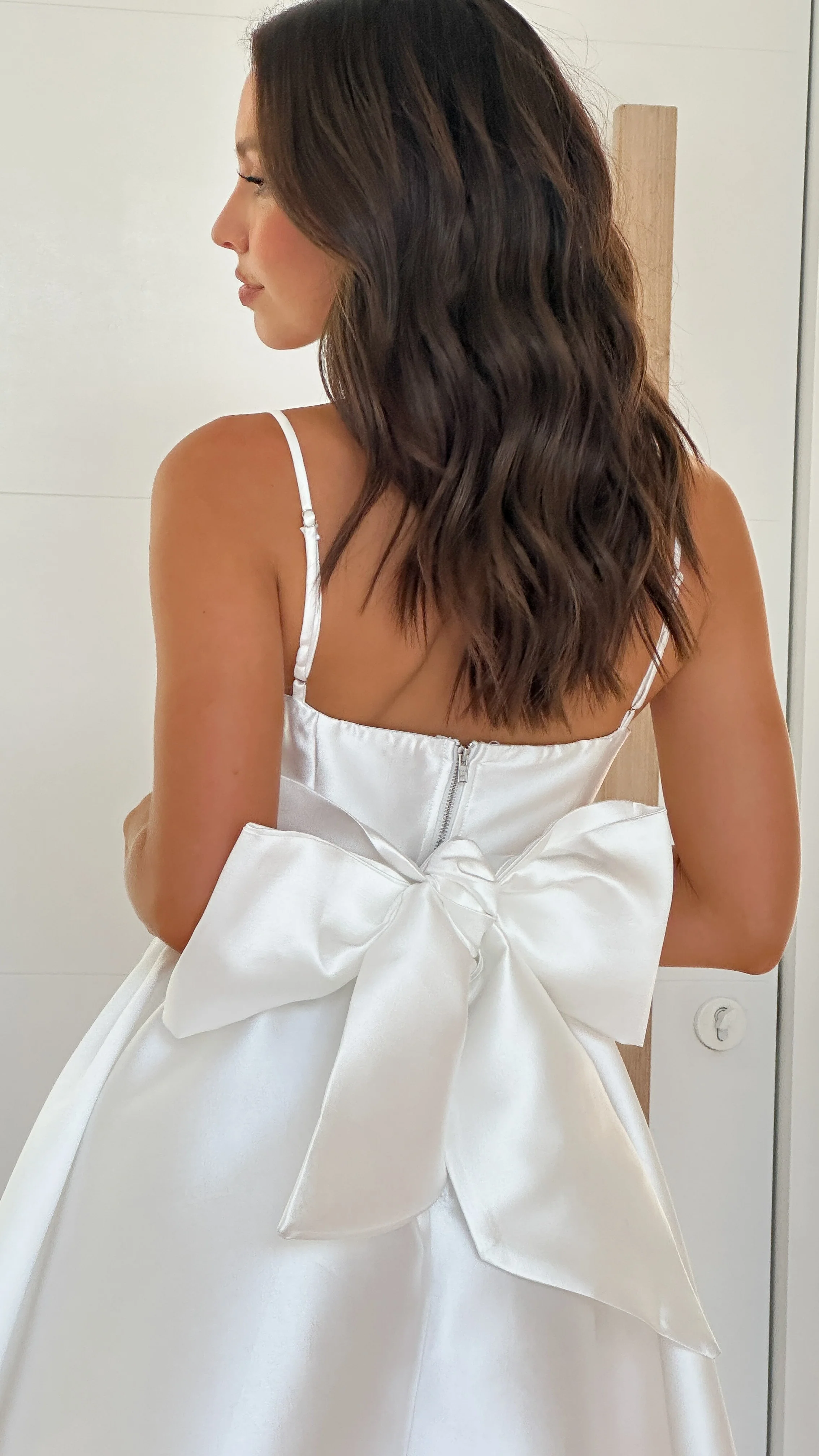 Ichiko Mini Dress - White - necksoother