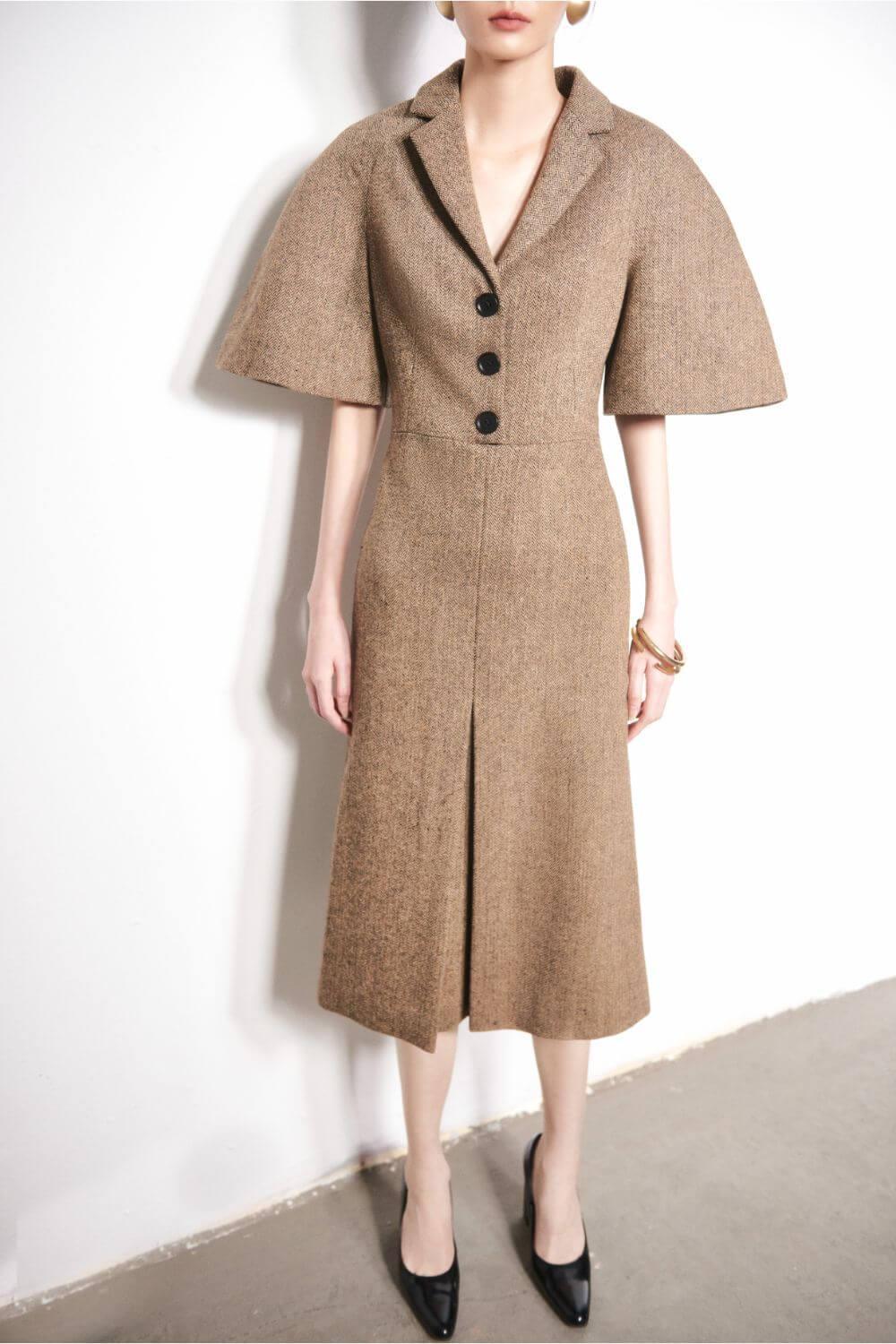 Clover V-Neck Dress - necksoother