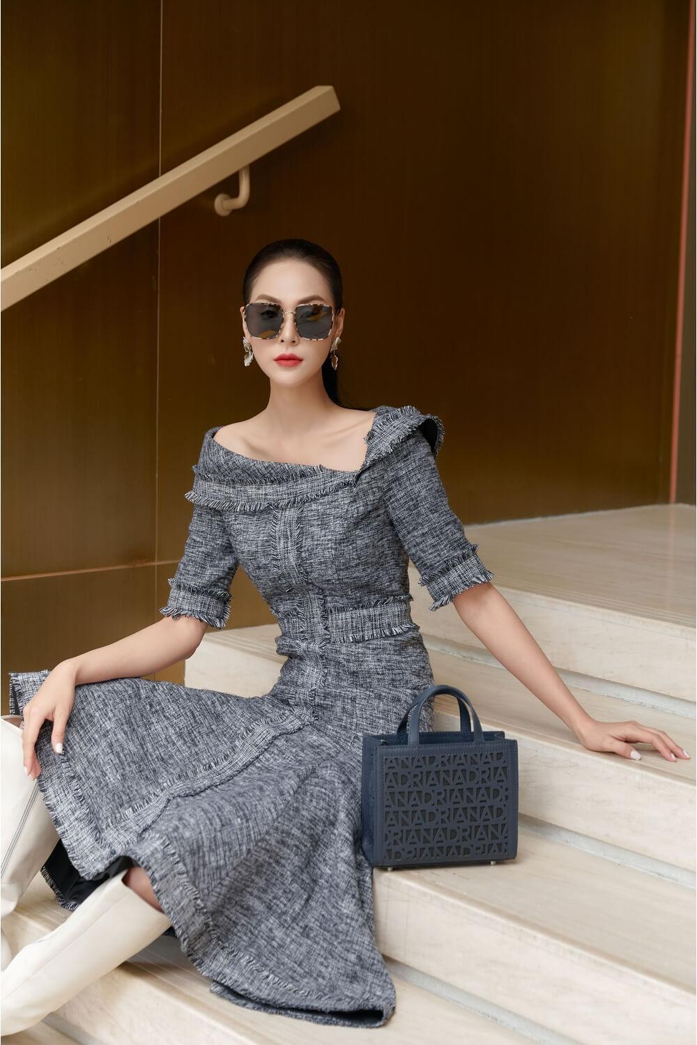 Rooty Tweed Dress - necksoother