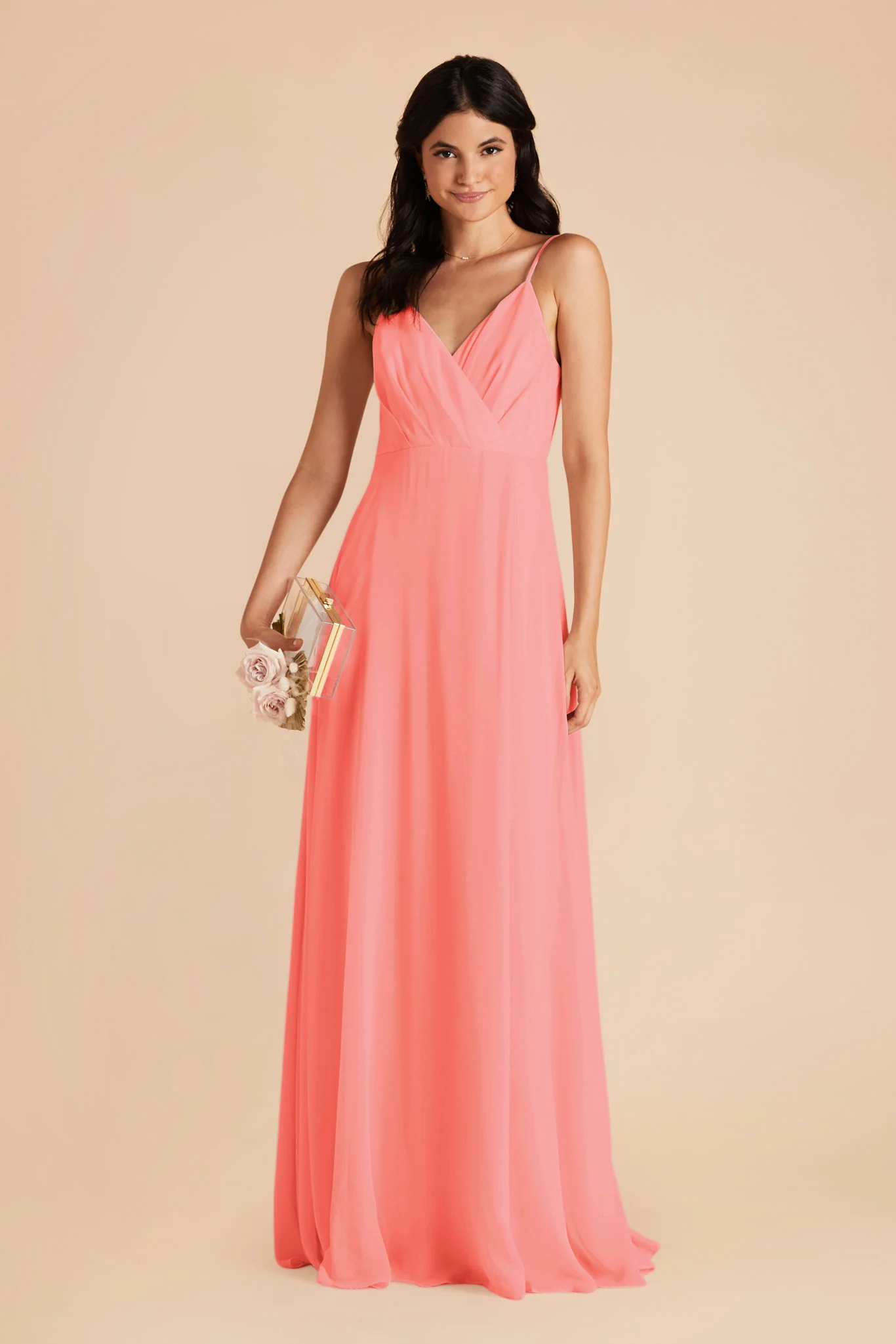 Kaia Dress - Coral Pink - necksoother