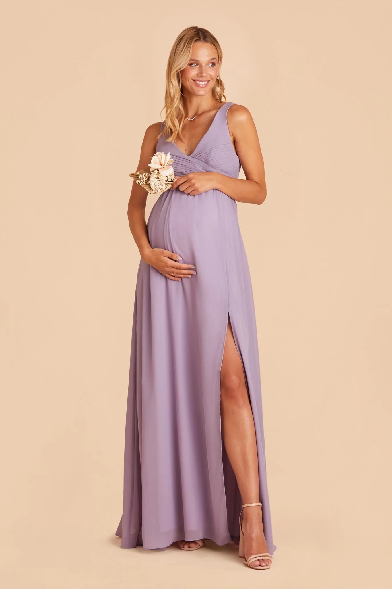 Laurie Empire Dress - Lavender - necksoother