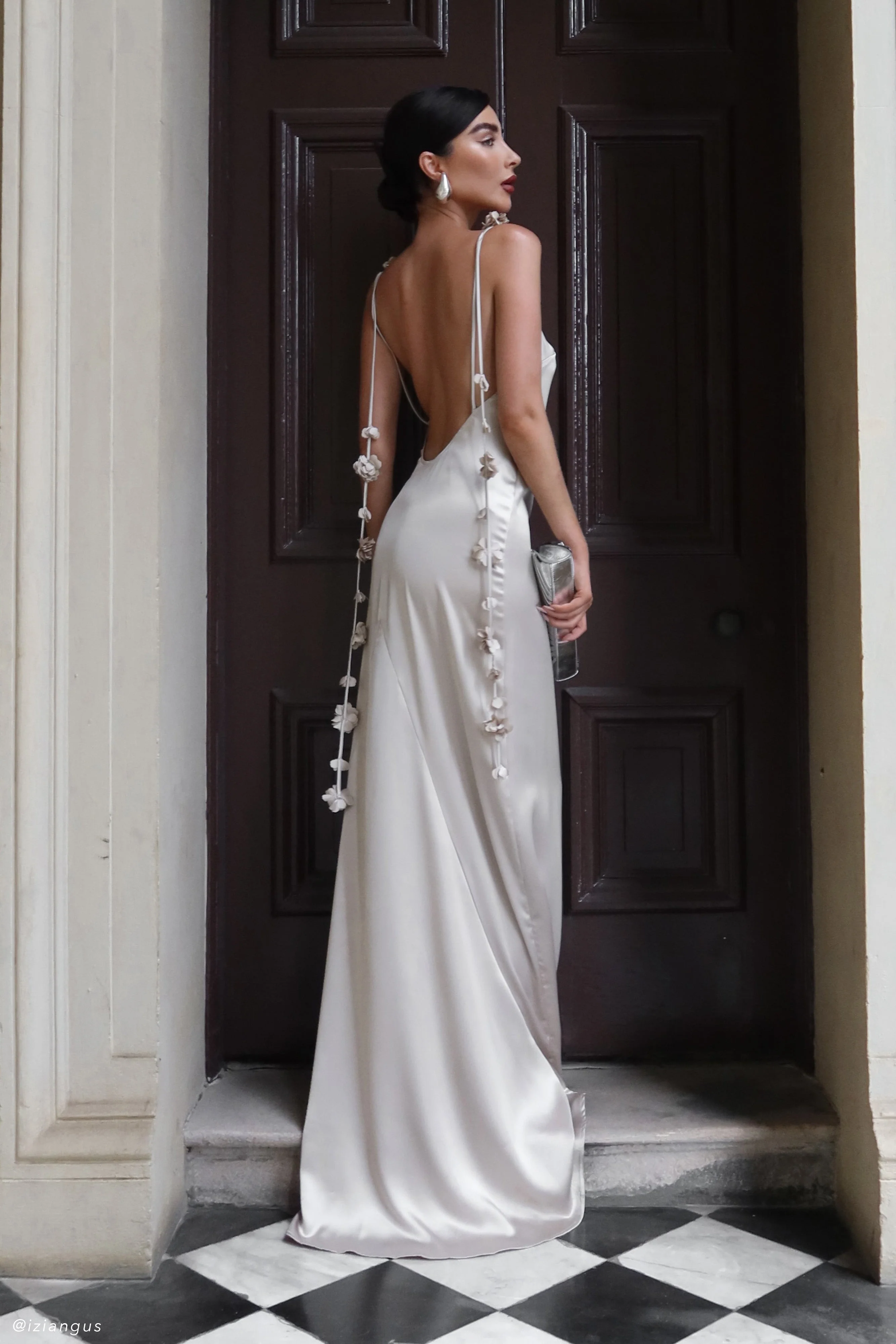 Elenora Rose Gown - Champagne - necksoother