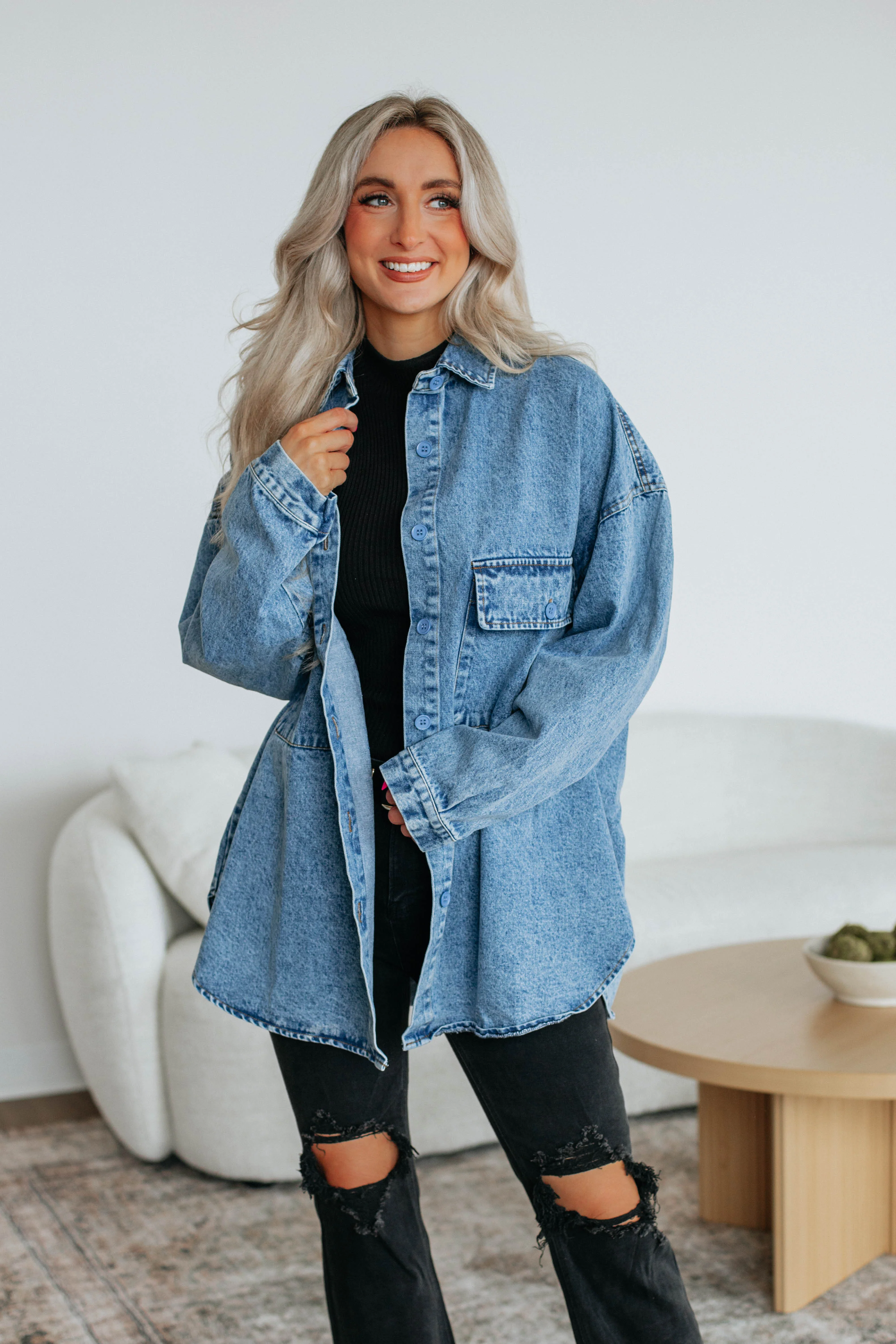 Skylee Oversized Shacket - necksoother