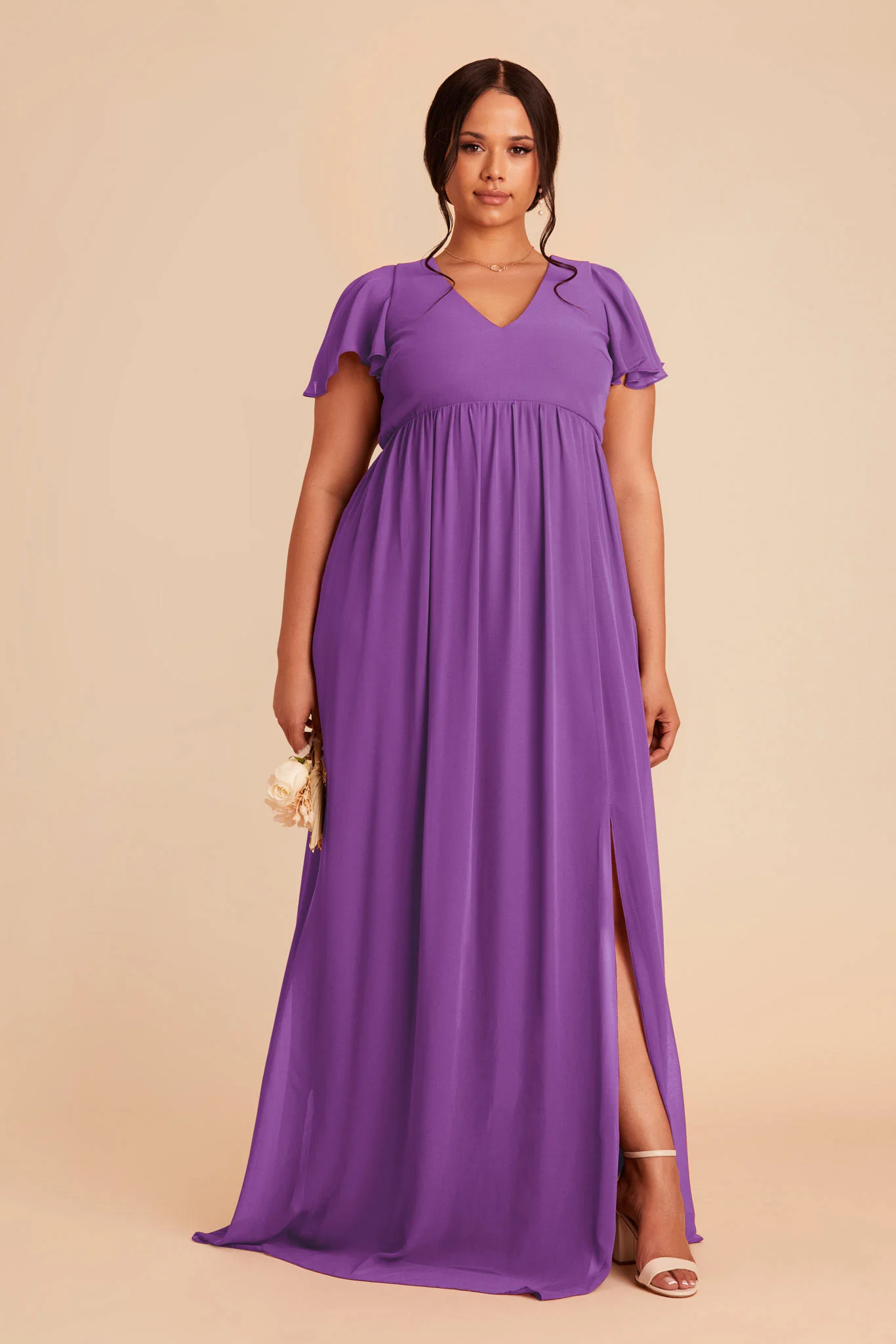 Hannah Empire Dress - Amethyst - necksoother