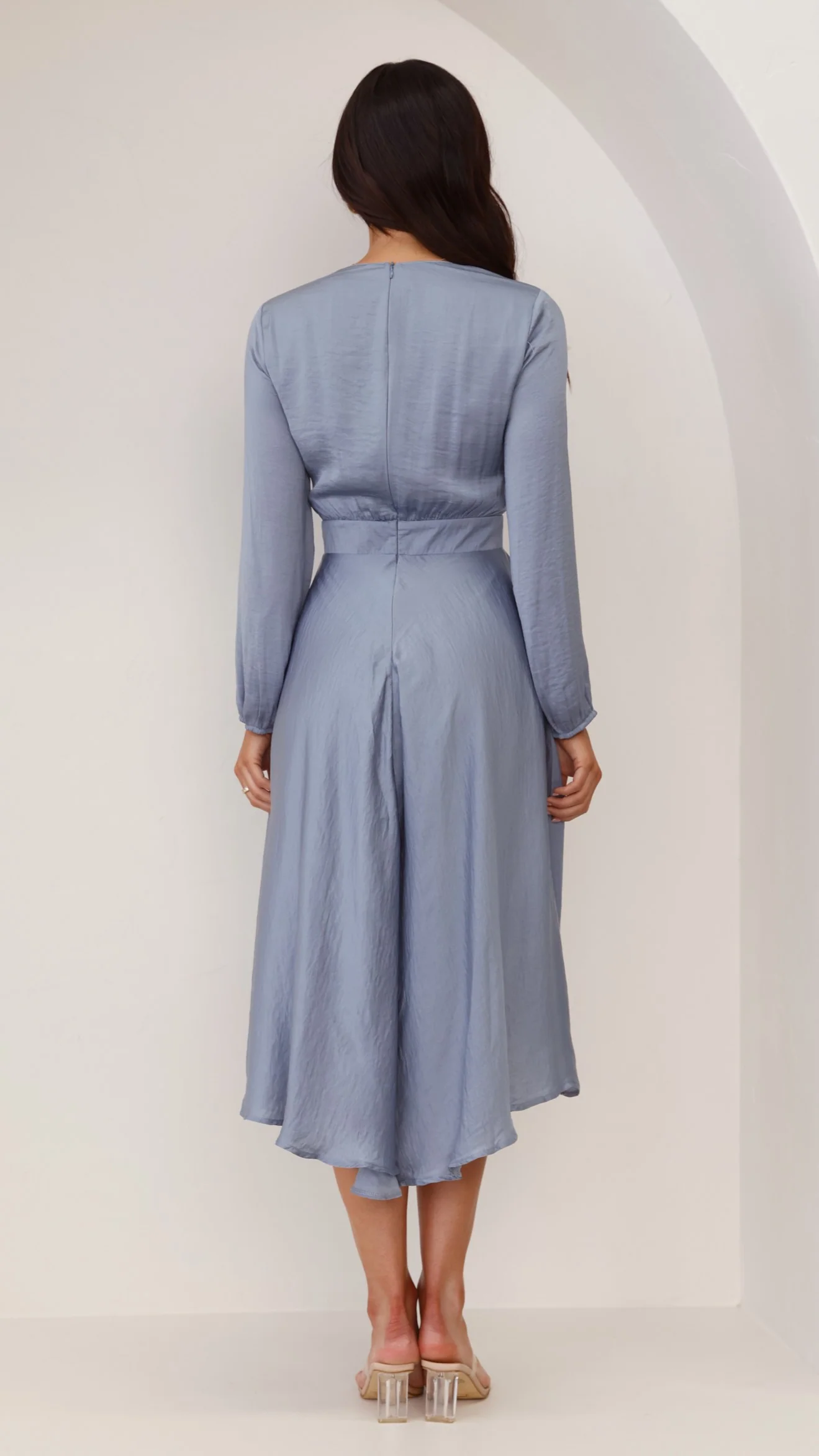 Starry Nights Dress - Steel Blue - necksoother