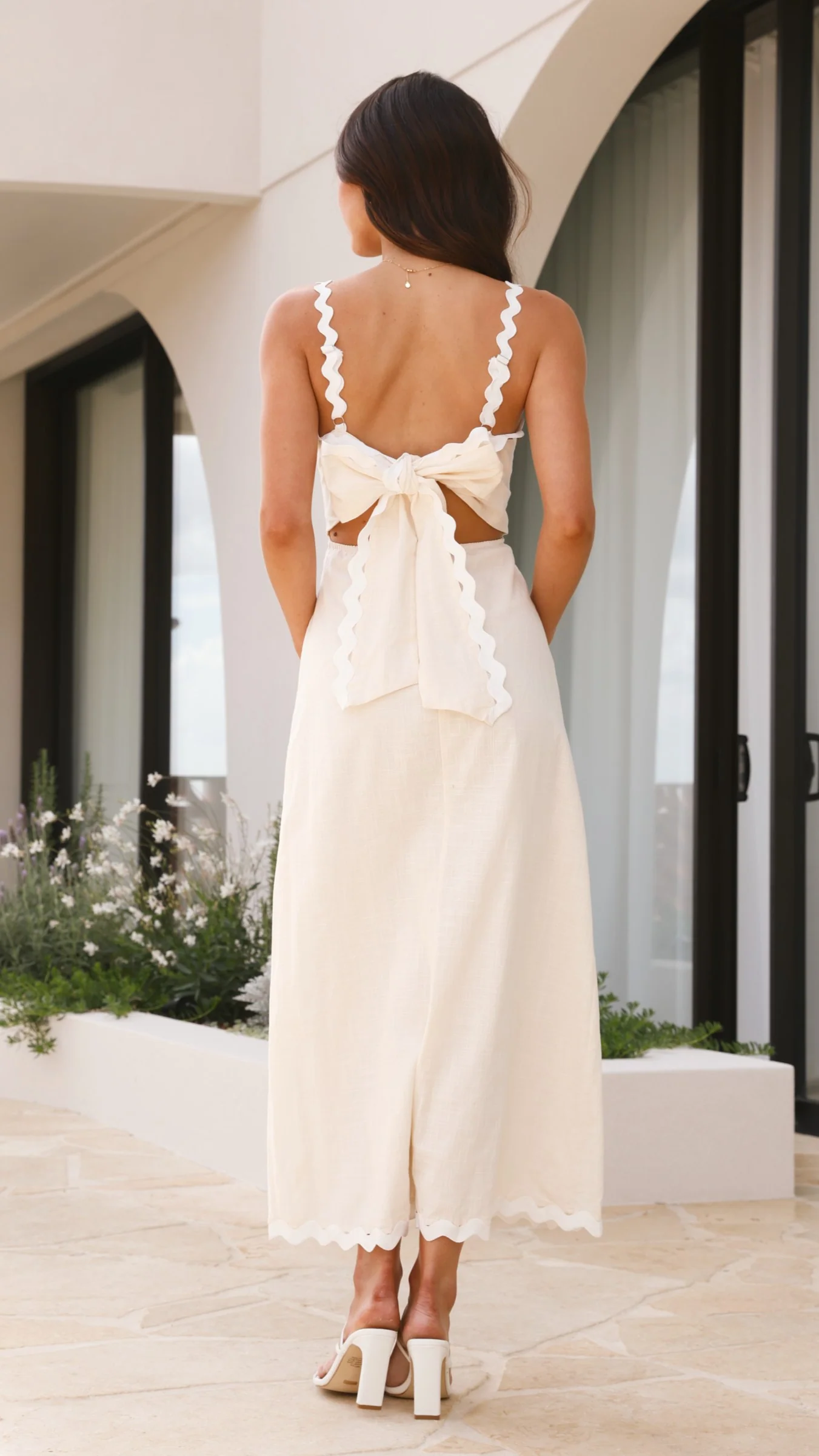 Fiora Maxi Dress - Oat - necksoother