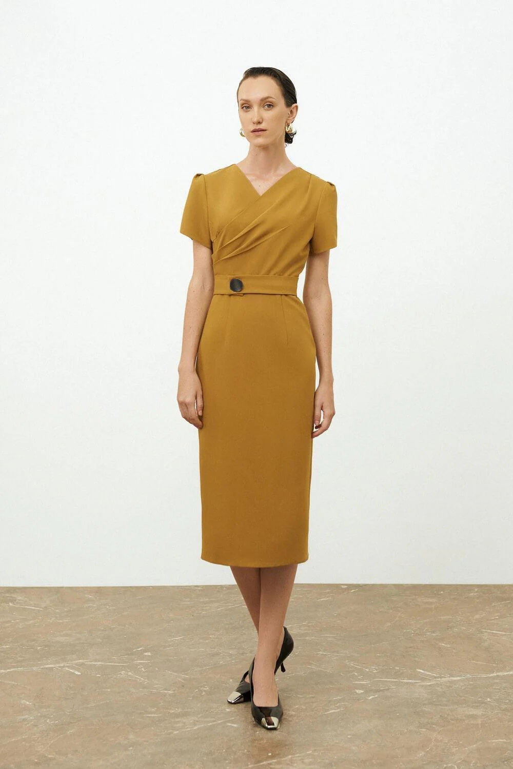 Izzabel V-Neck Dress - necksoother