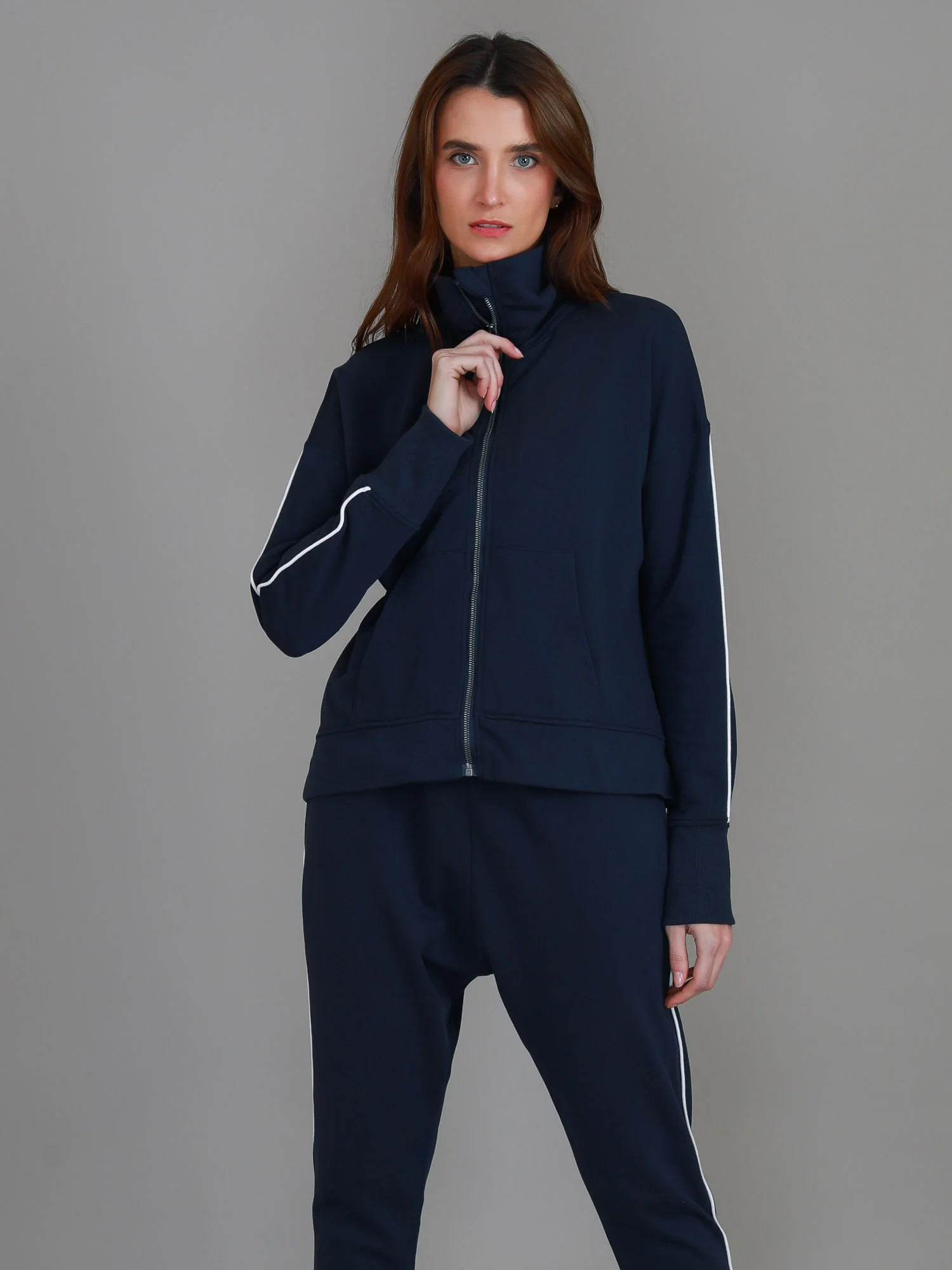 Ivy Side Stripe Jacket - necksoother