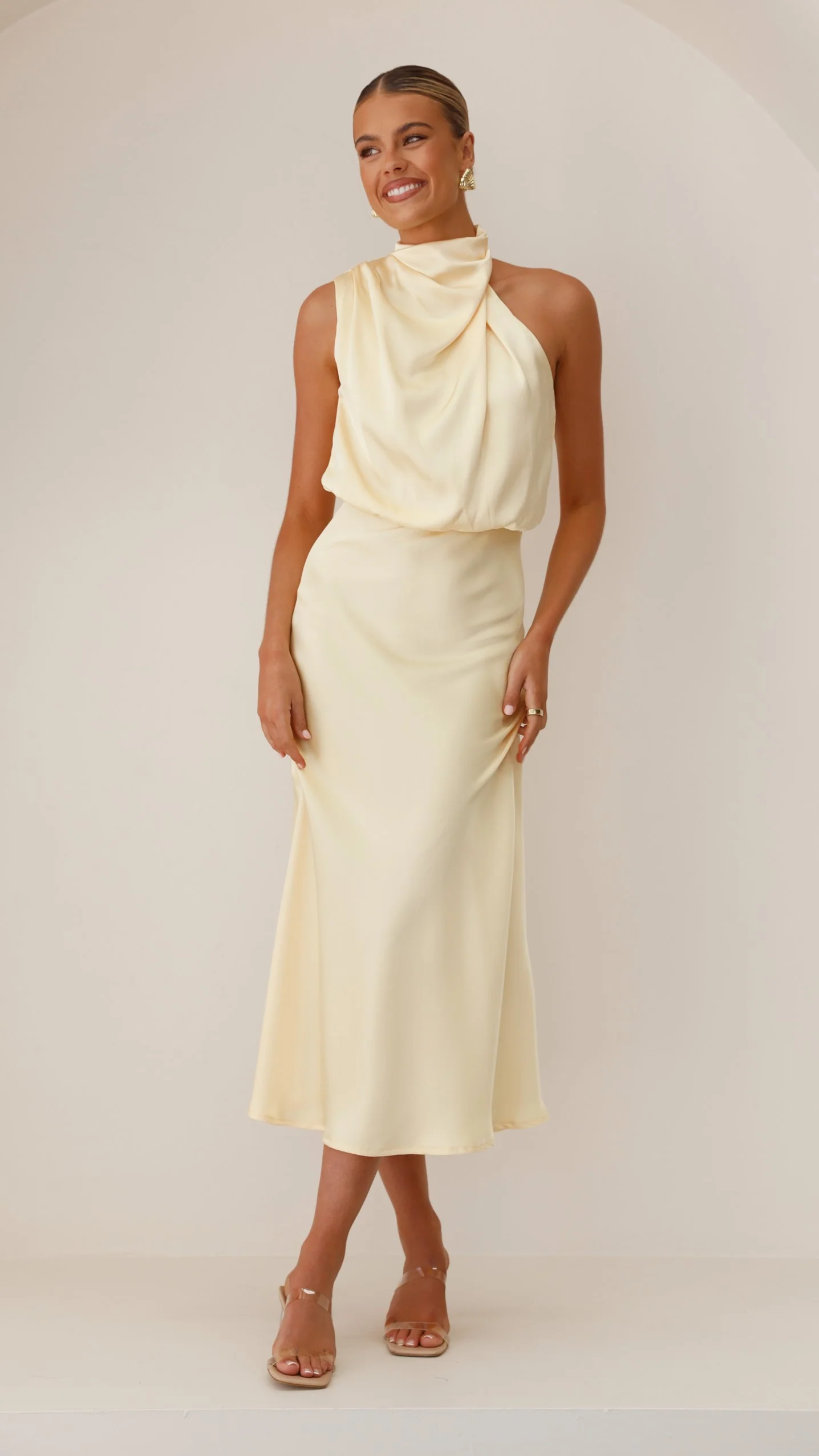 Esther Maxi Dress - Yellow - necksoother