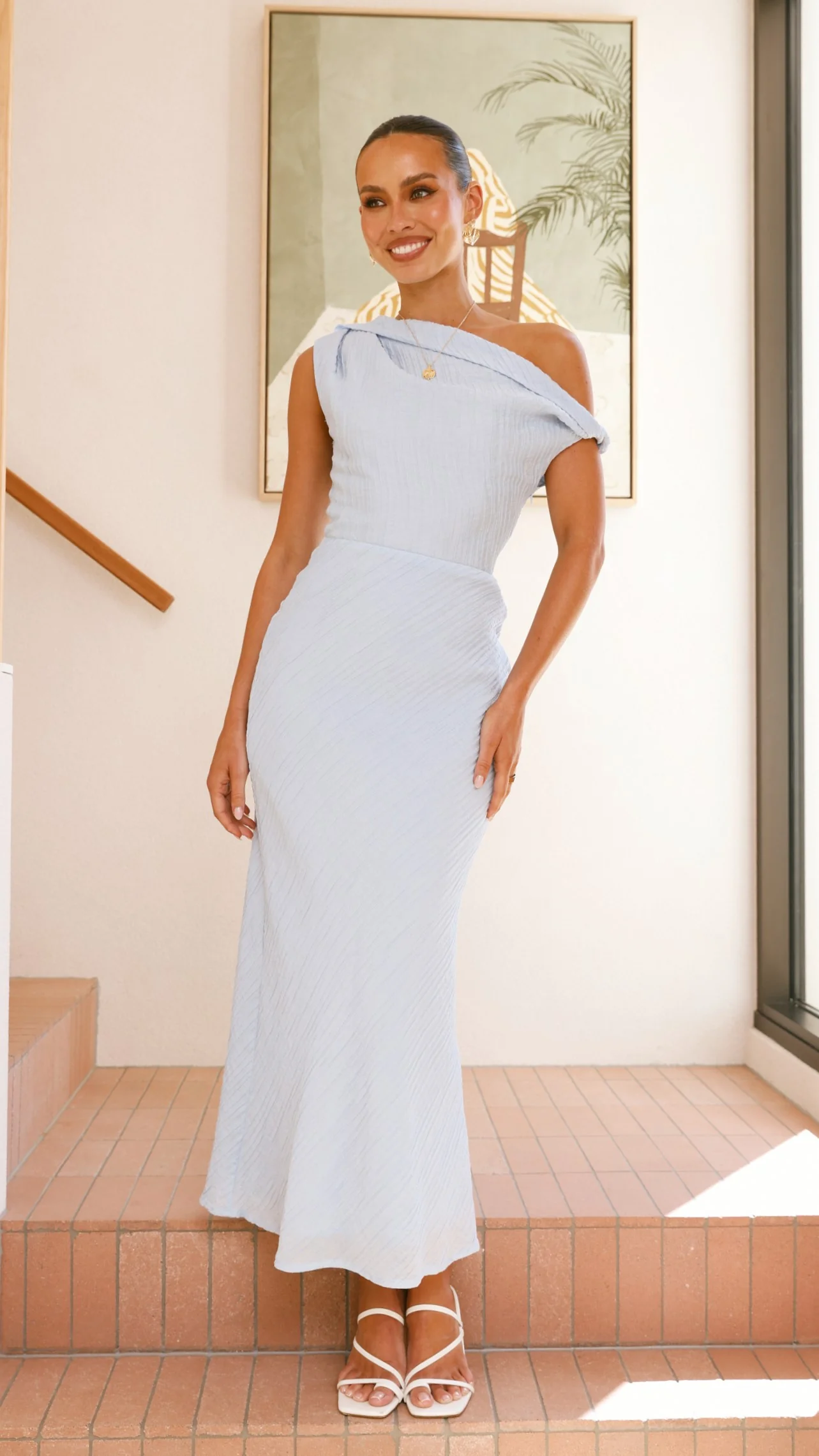 Danelea Maxi Dress - Blue - necksoother