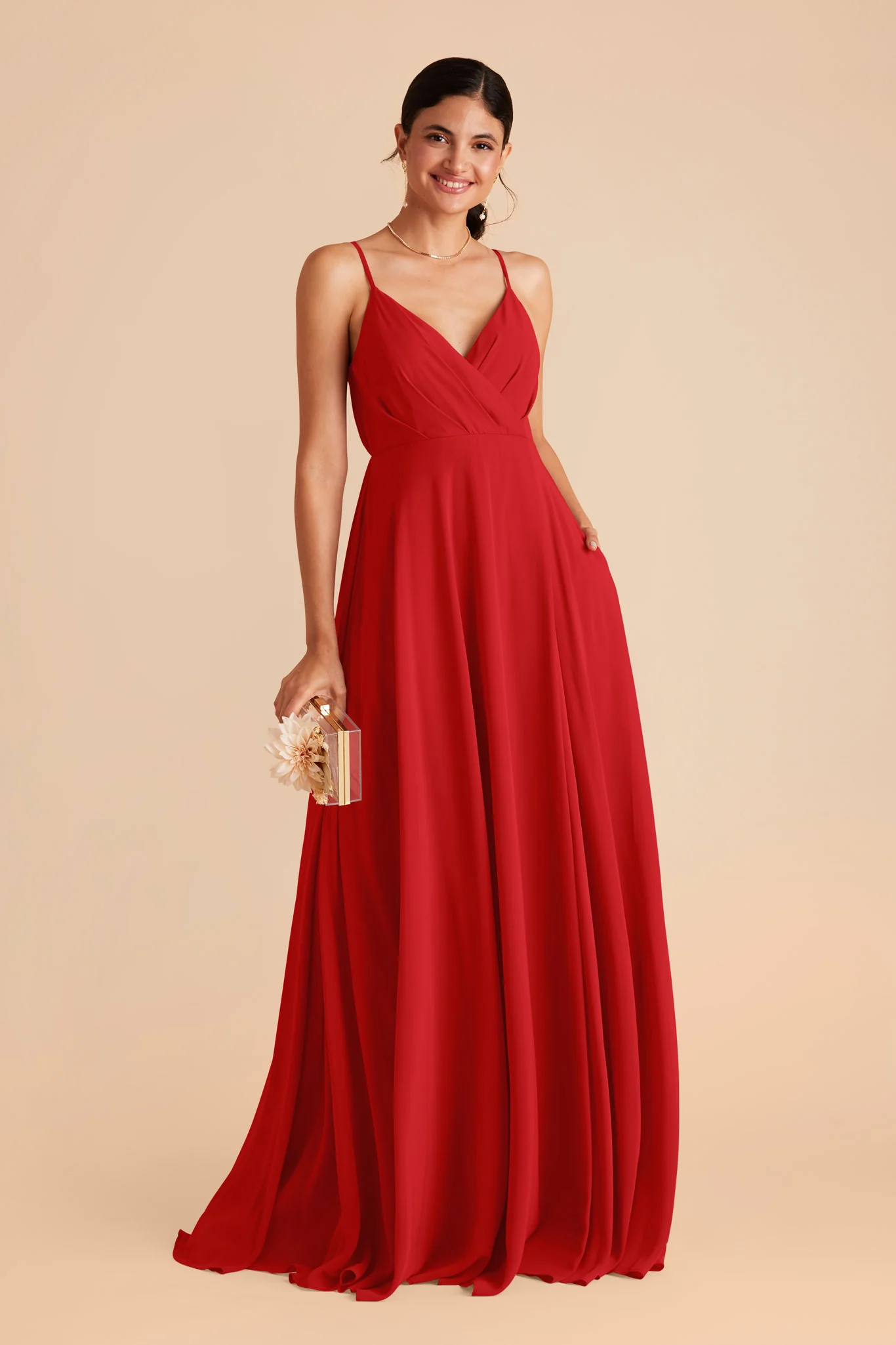 Kaia Dress - Ruby Red - necksoother