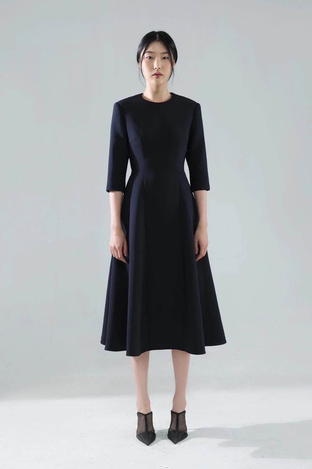 Morticia Round Neck Dress - necksoother