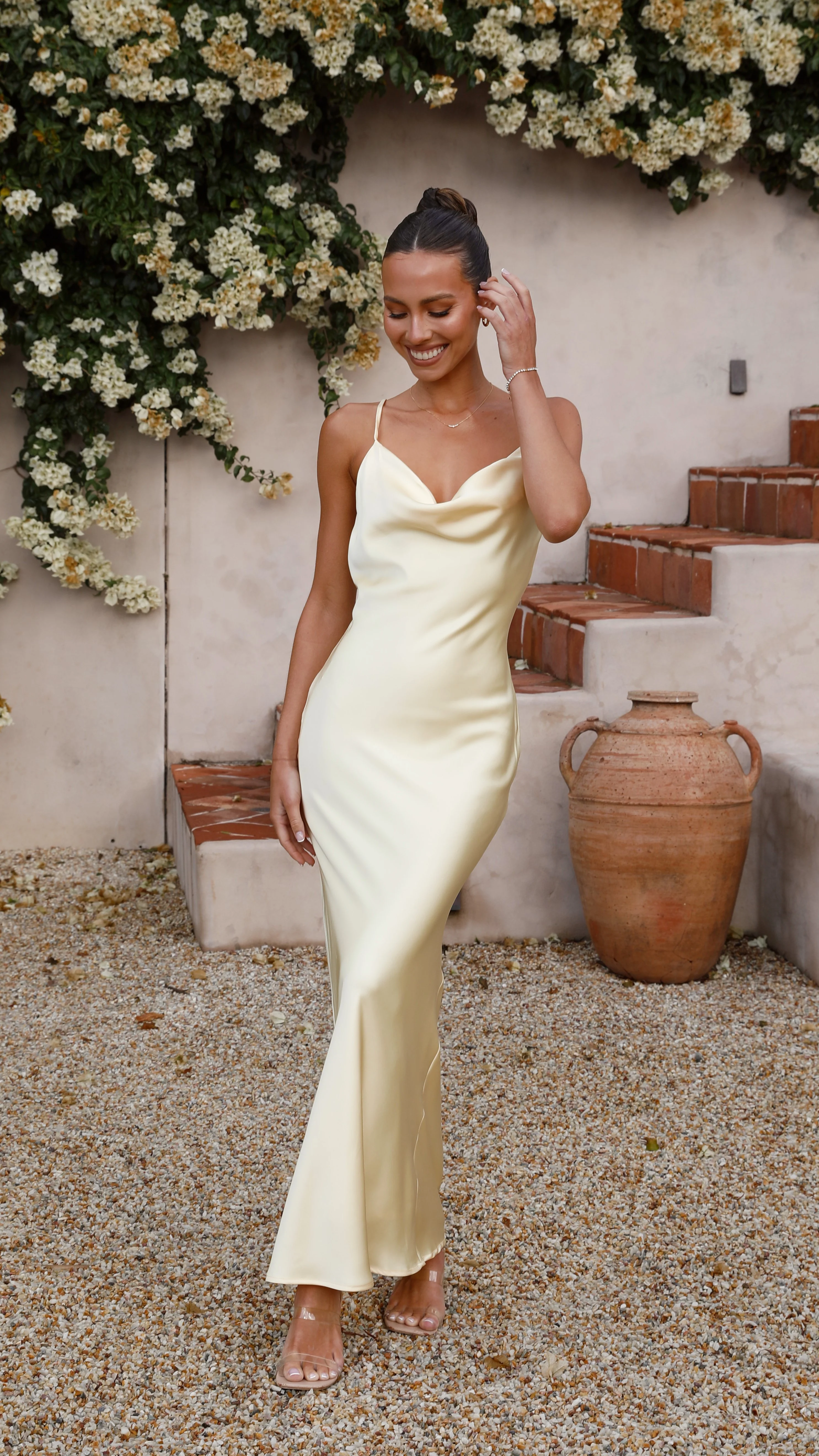 Willow Maxi Dress - Yellow - necksoother