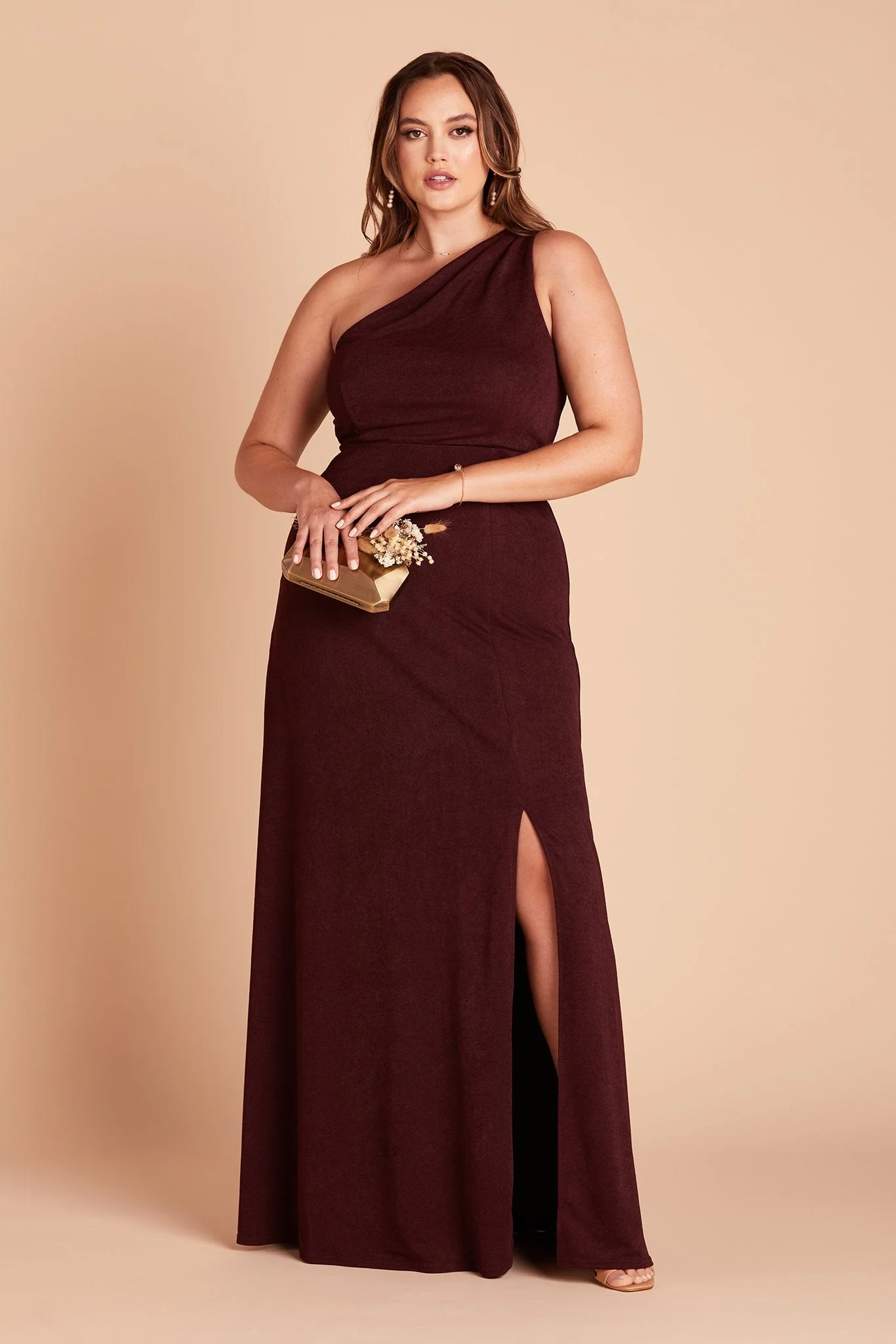 Kira Crepe Dress - Cabernet - necksoother