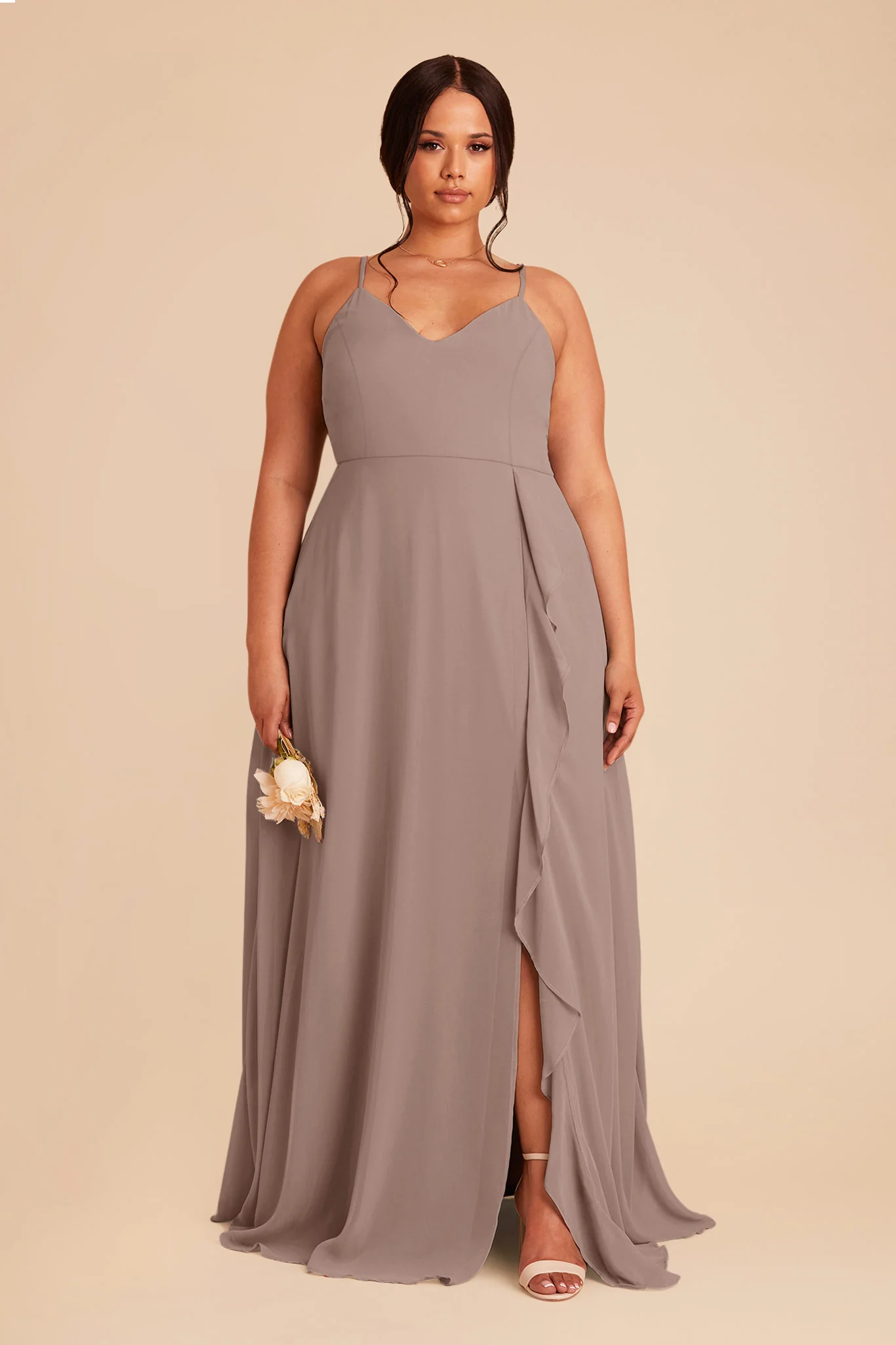 Theresa Chiffon Dress - Toffee - necksoother