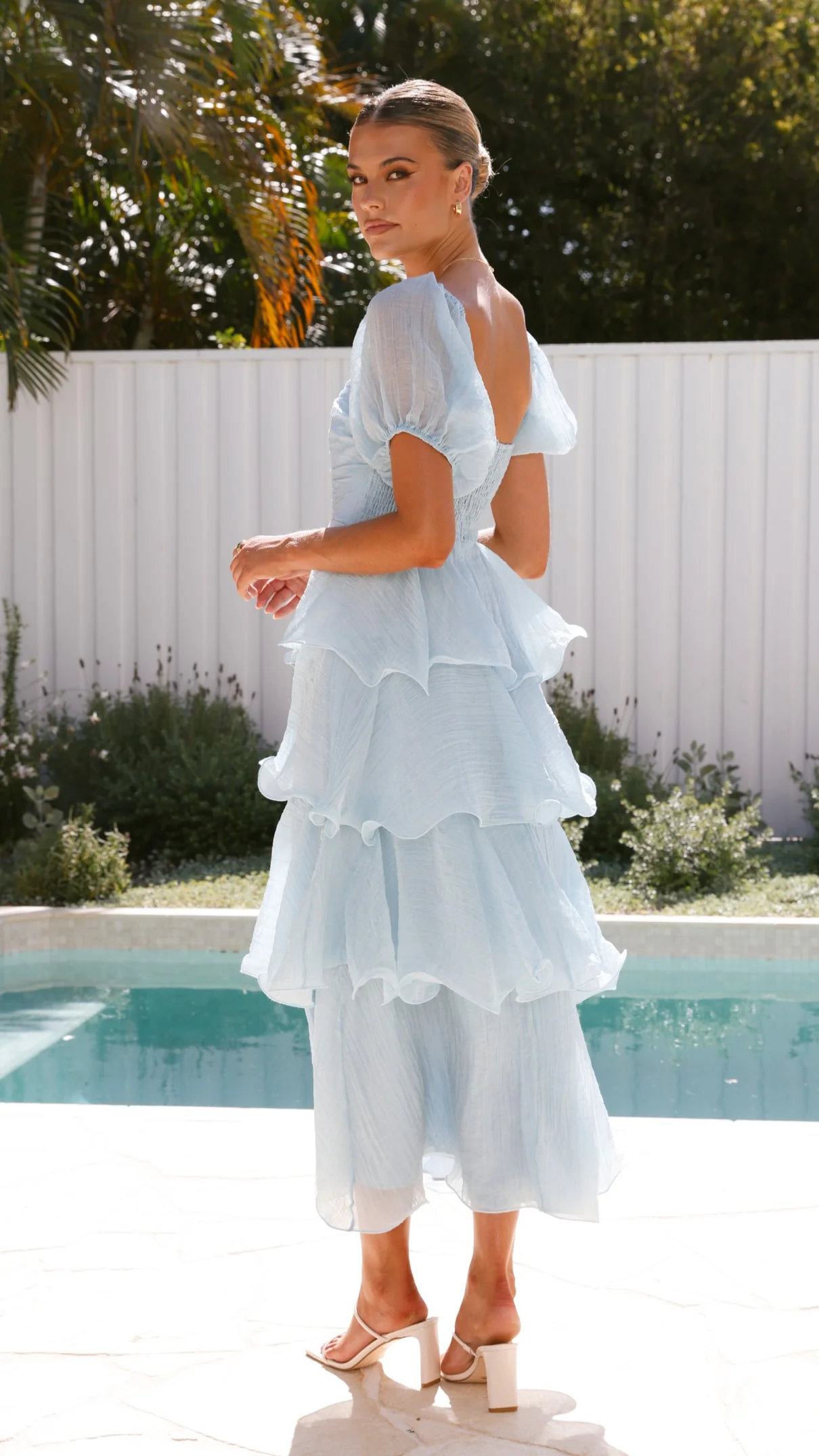 Lanelle Maxi Dress - Blue - necksoother