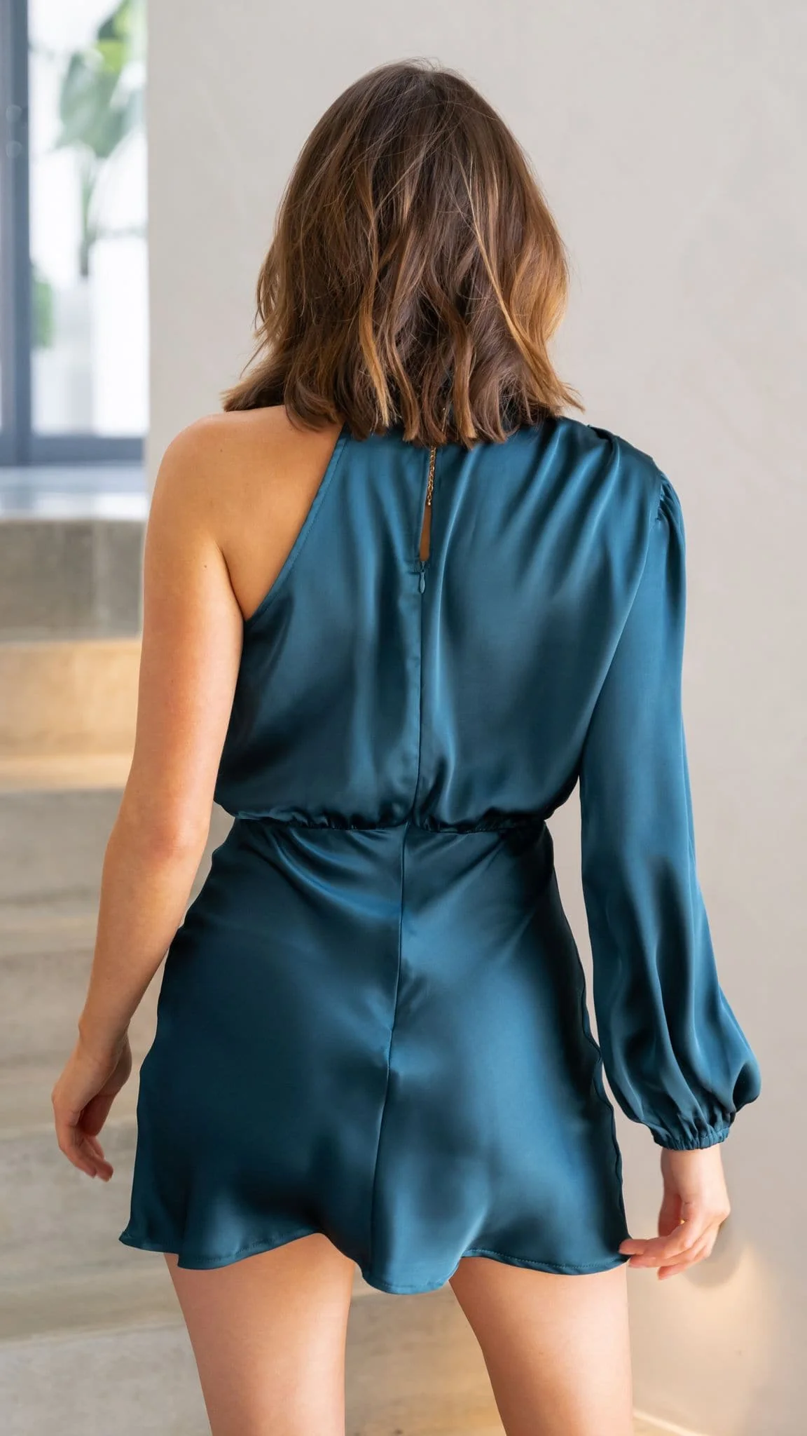 Lissy Mini Dress - Teal - necksoother