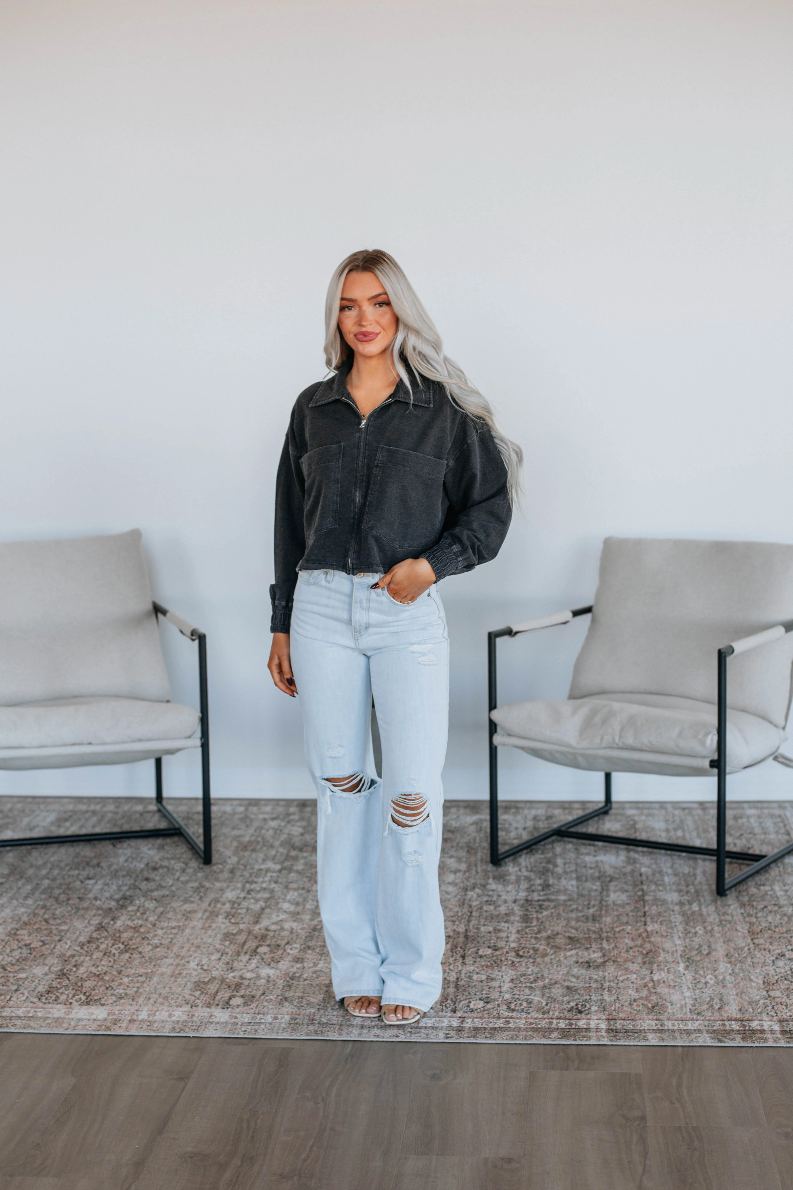 Andra Washed Jacket - necksoother