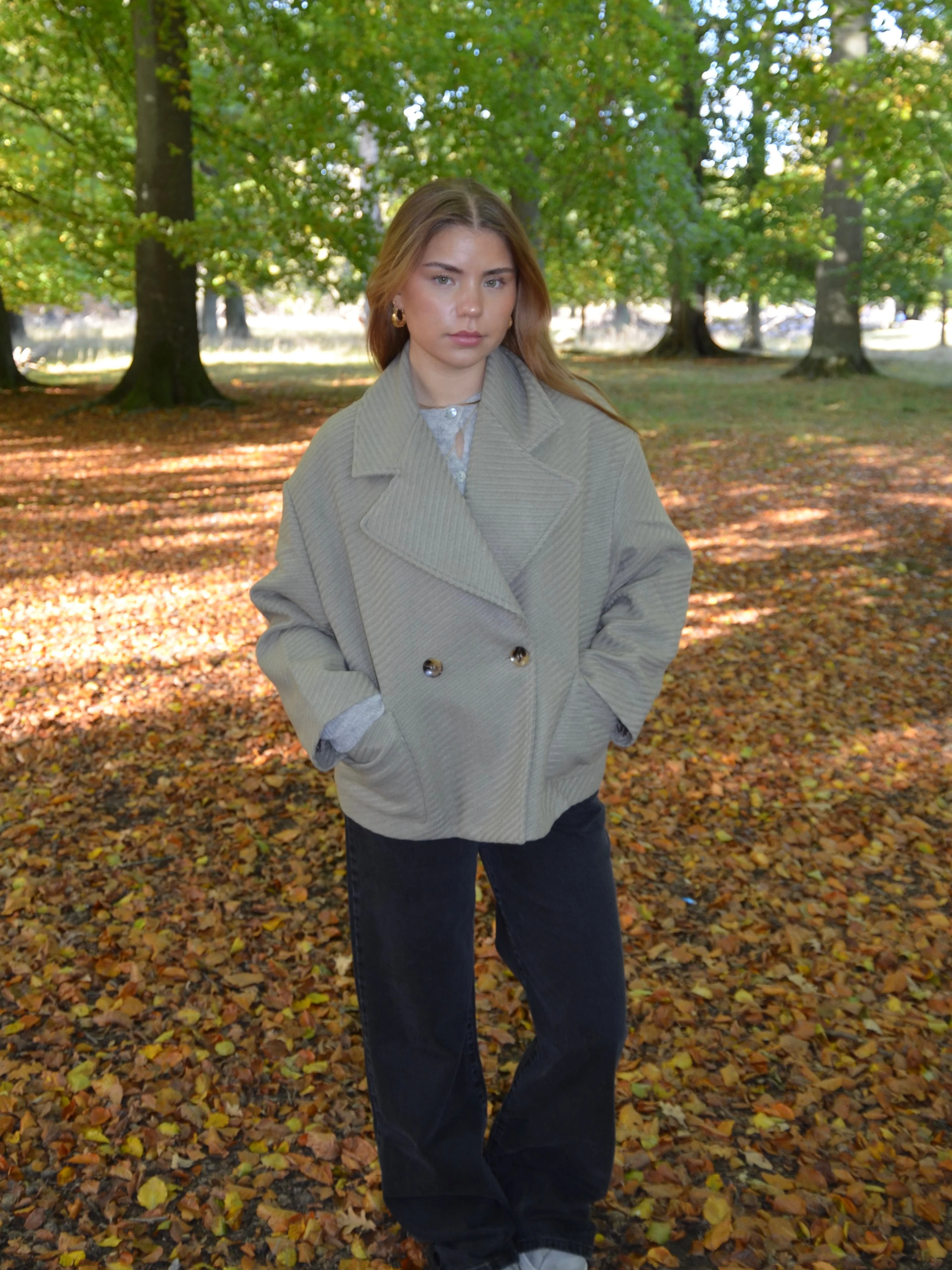 Adriana coat - Sage green - necksoother