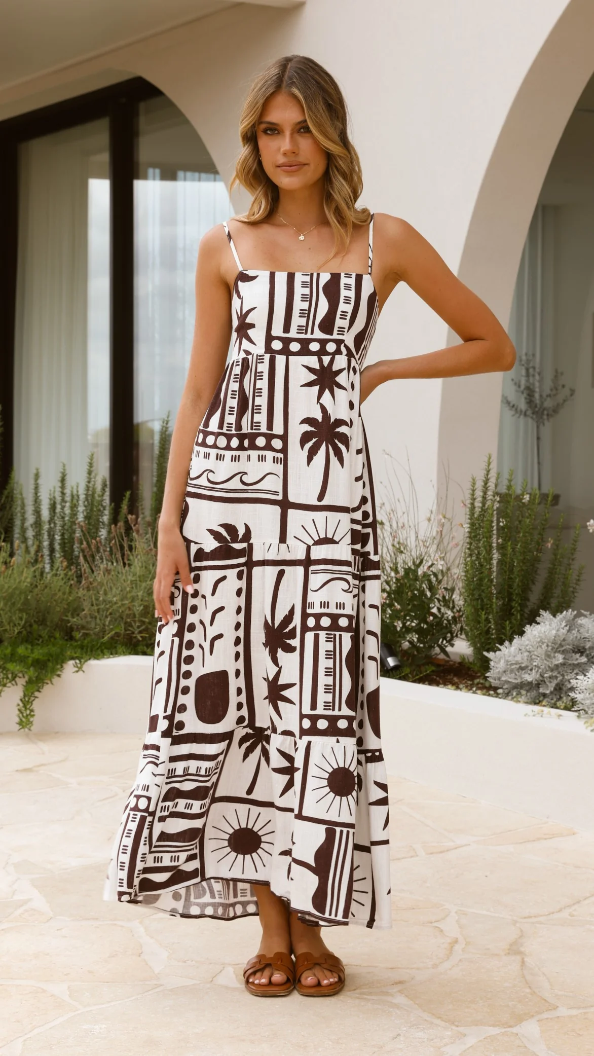 Rachel Maxi Dress - Tuscany - necksoother