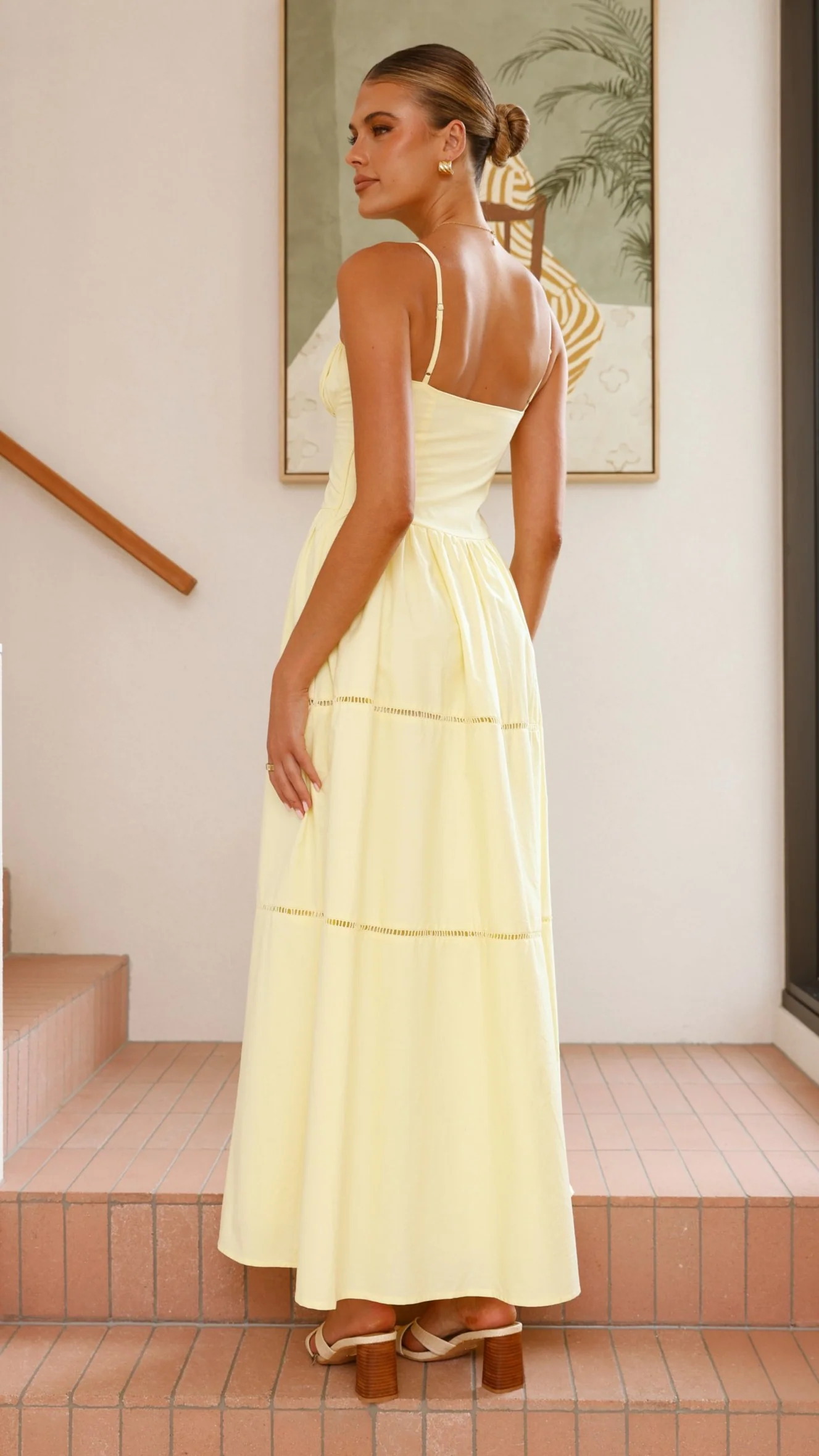Isabella Maxi Dress - Yellow - necksoother