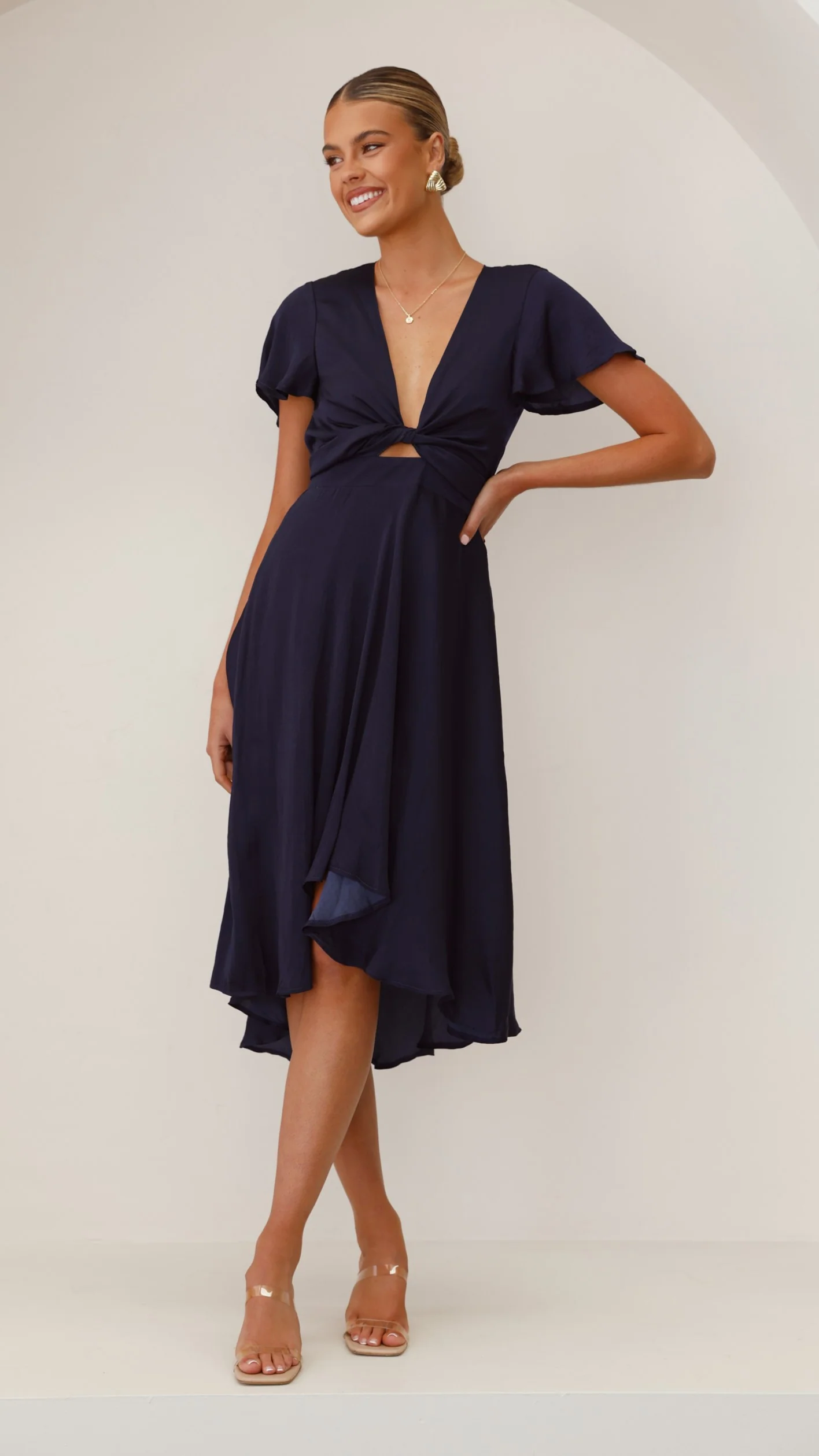 Sunny Daze Dress - Navy - necksoother