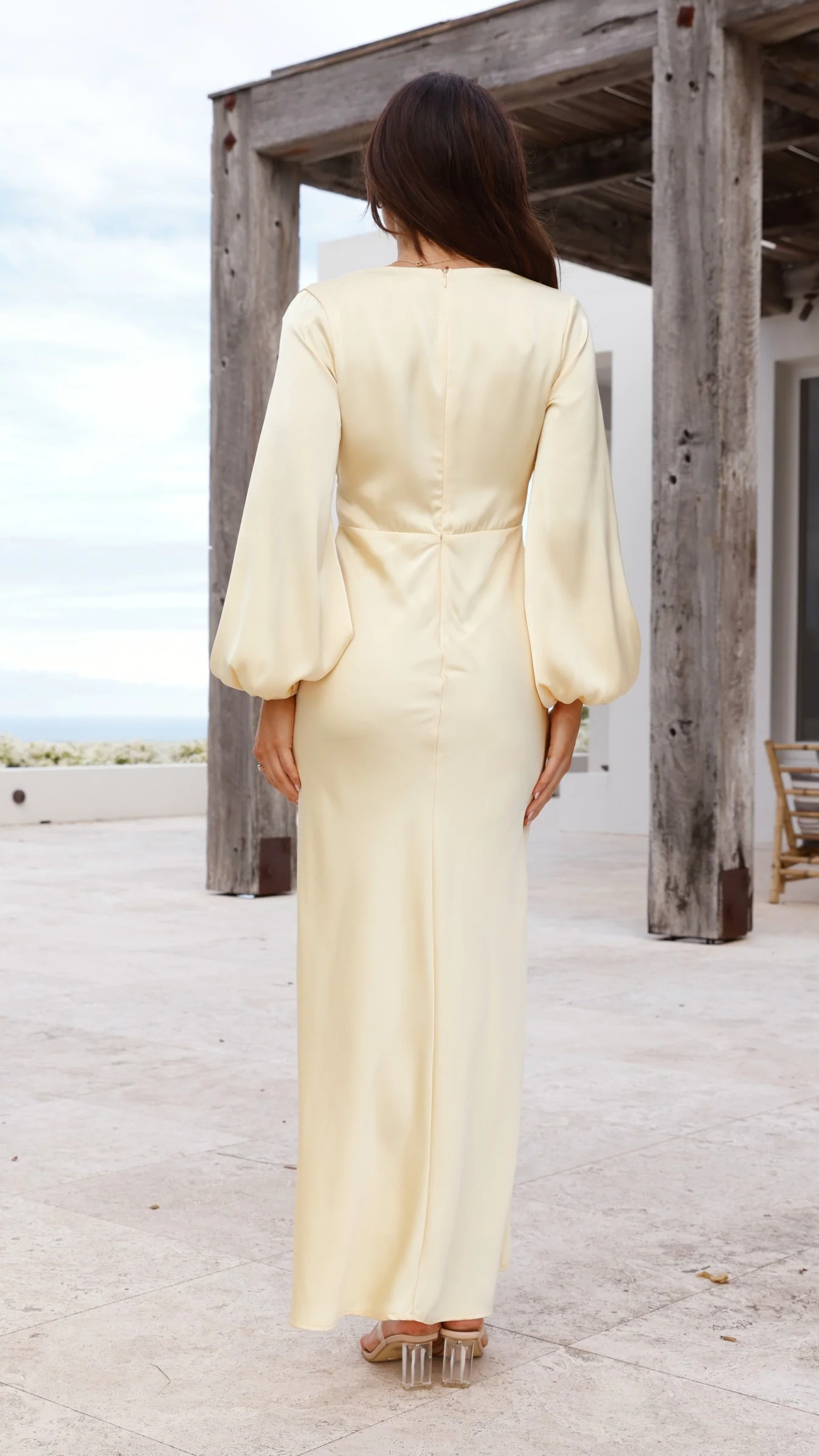 Amara Maxi Dress - Yellow - necksoother
