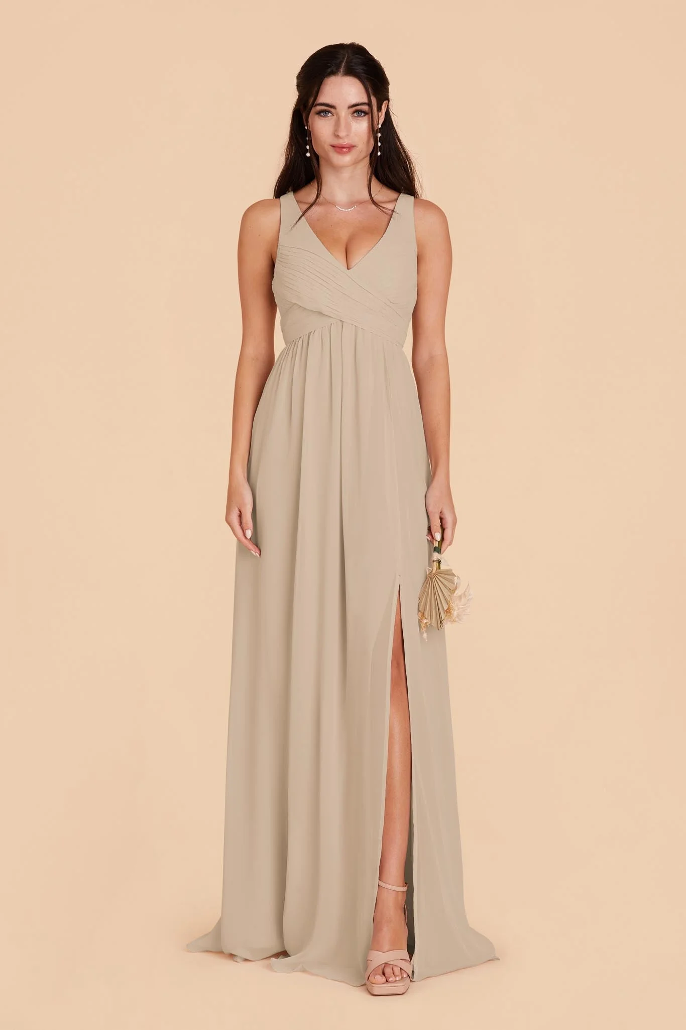 Laurie Empire Dress - Almond - necksoother