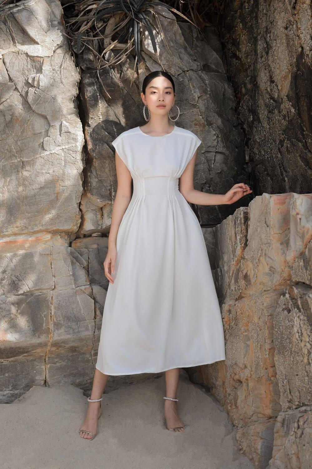 Elleen Round Neck Dress - necksoother