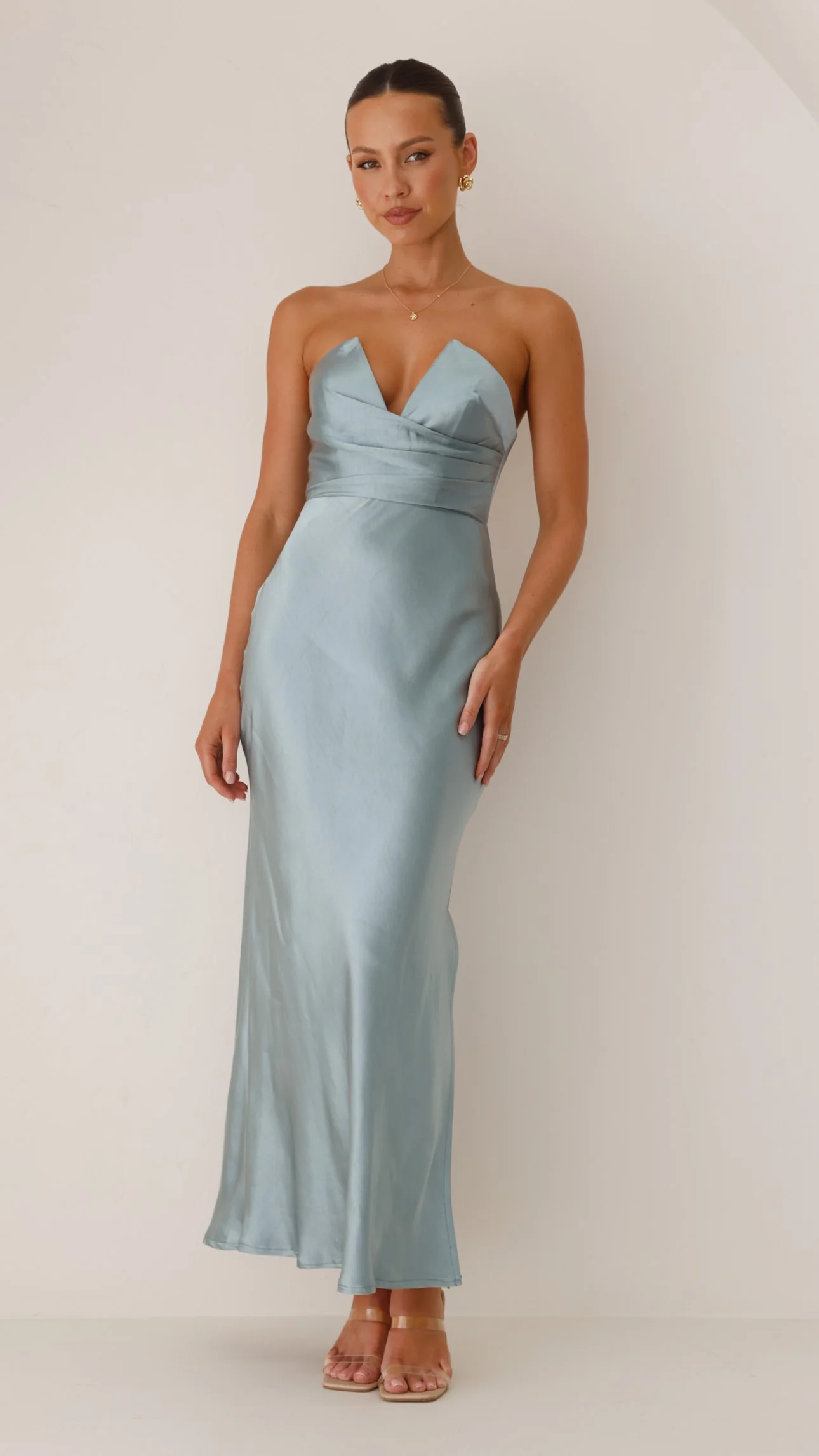 Valerie Maxi Dress - Blue - necksoother